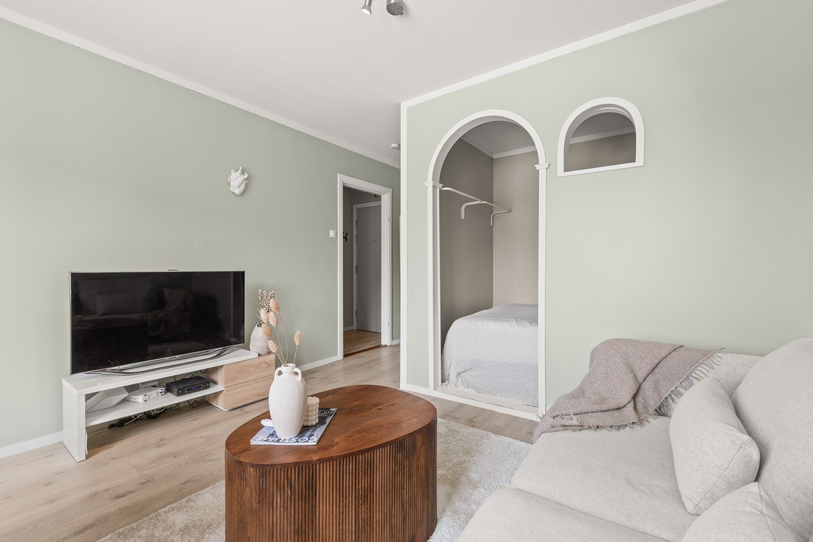 Akonto varmtvann er inkludert i felleskostnadene. Galleribilde