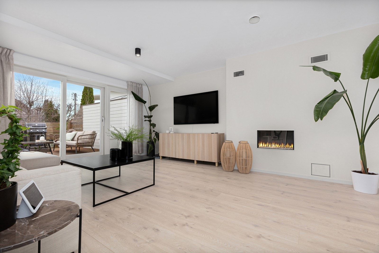 Gasspeis som bidrar til hygge på kjøligere vinterdager. Galleribilde