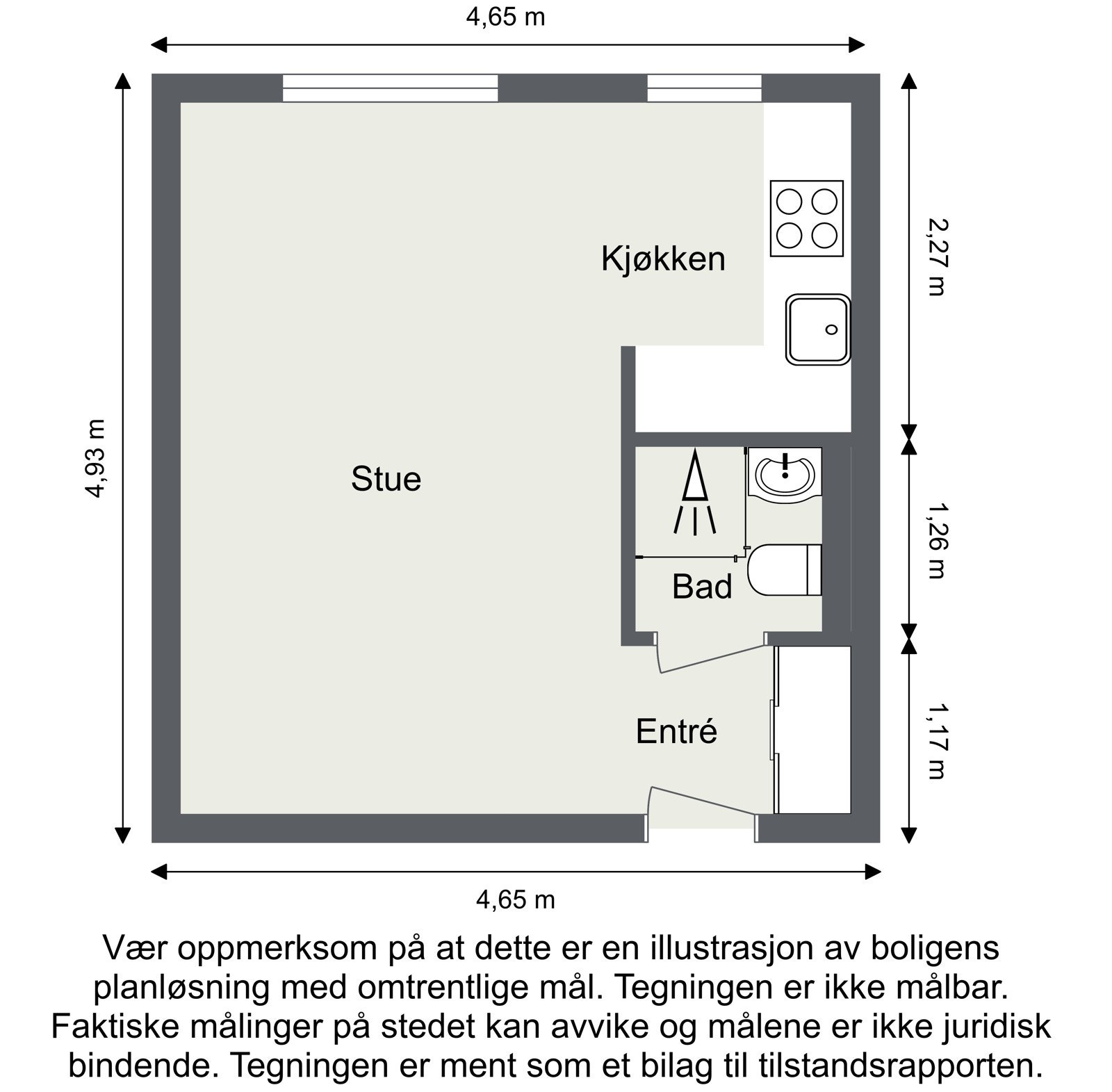 Plantegning 8. etasje Galleribilde