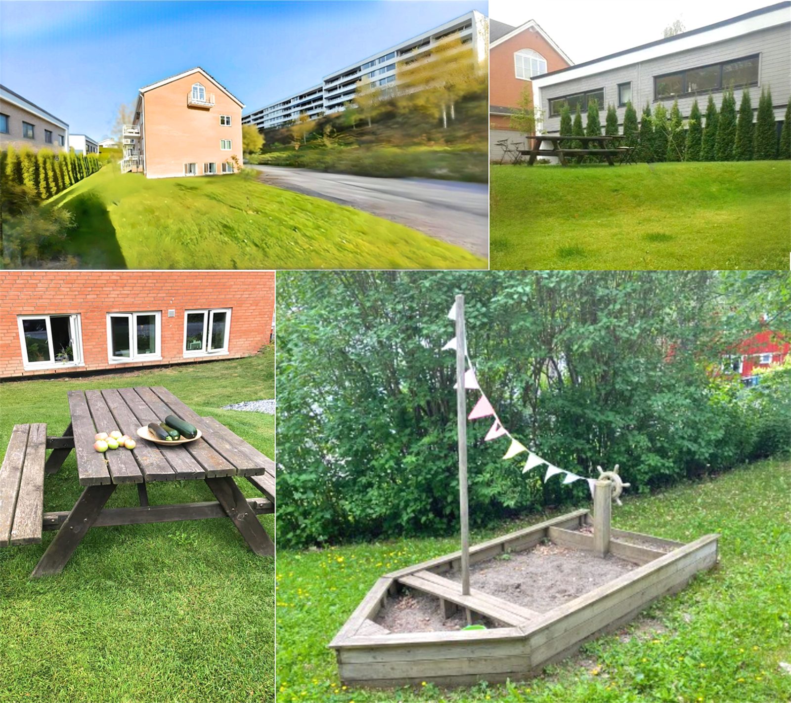 Selgers bilde av uteområdene. Galleribilde