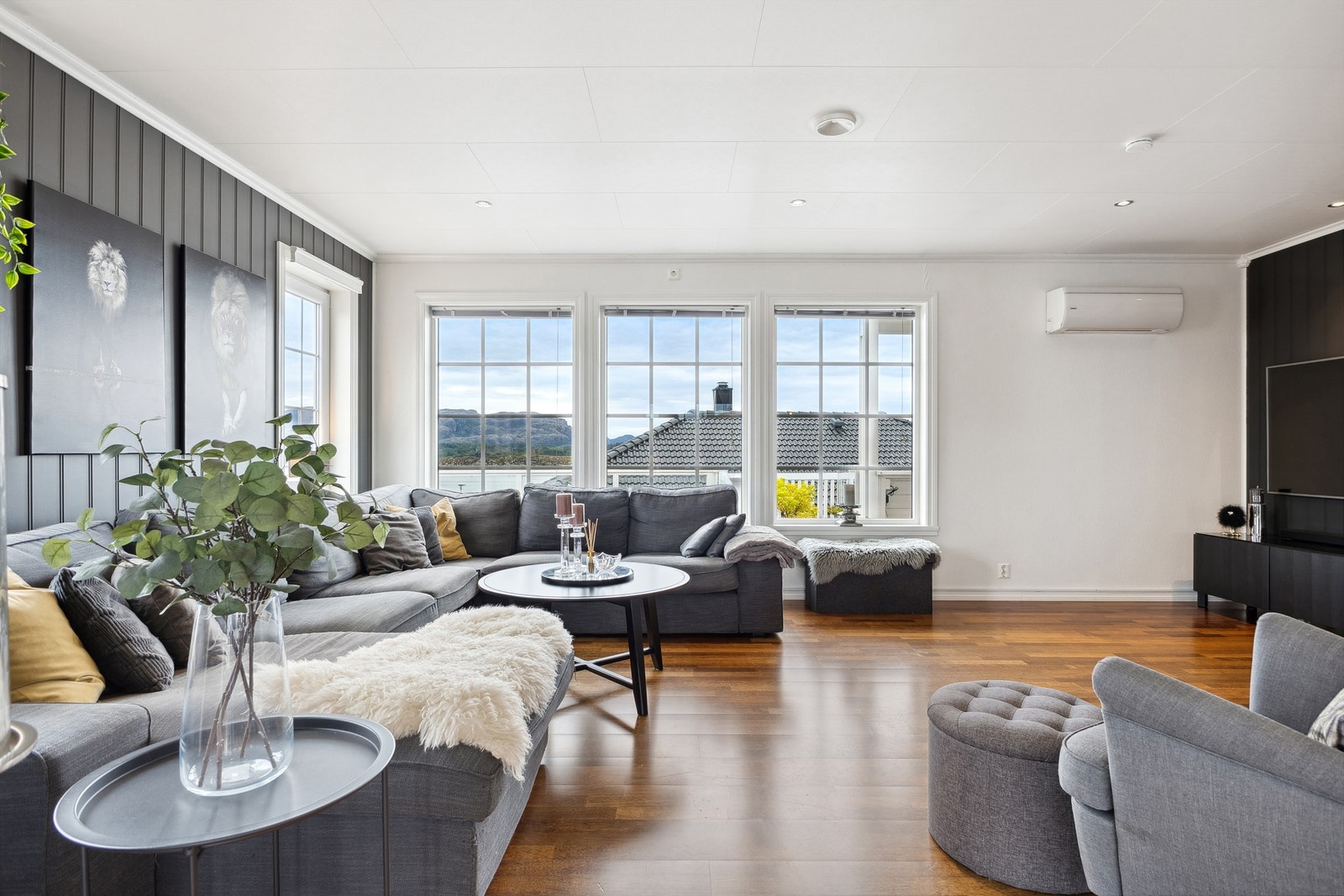 Med varmepumpe kan man holde en jevn og fin temperatur uansett årstid Galleribilde