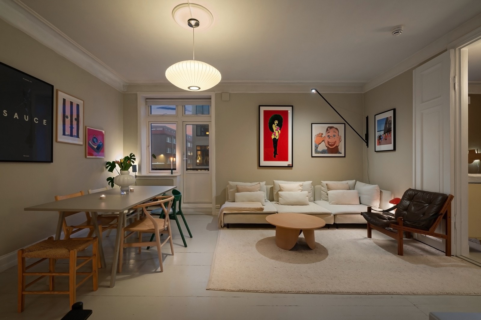 Kveldsstemning. Galleribilde