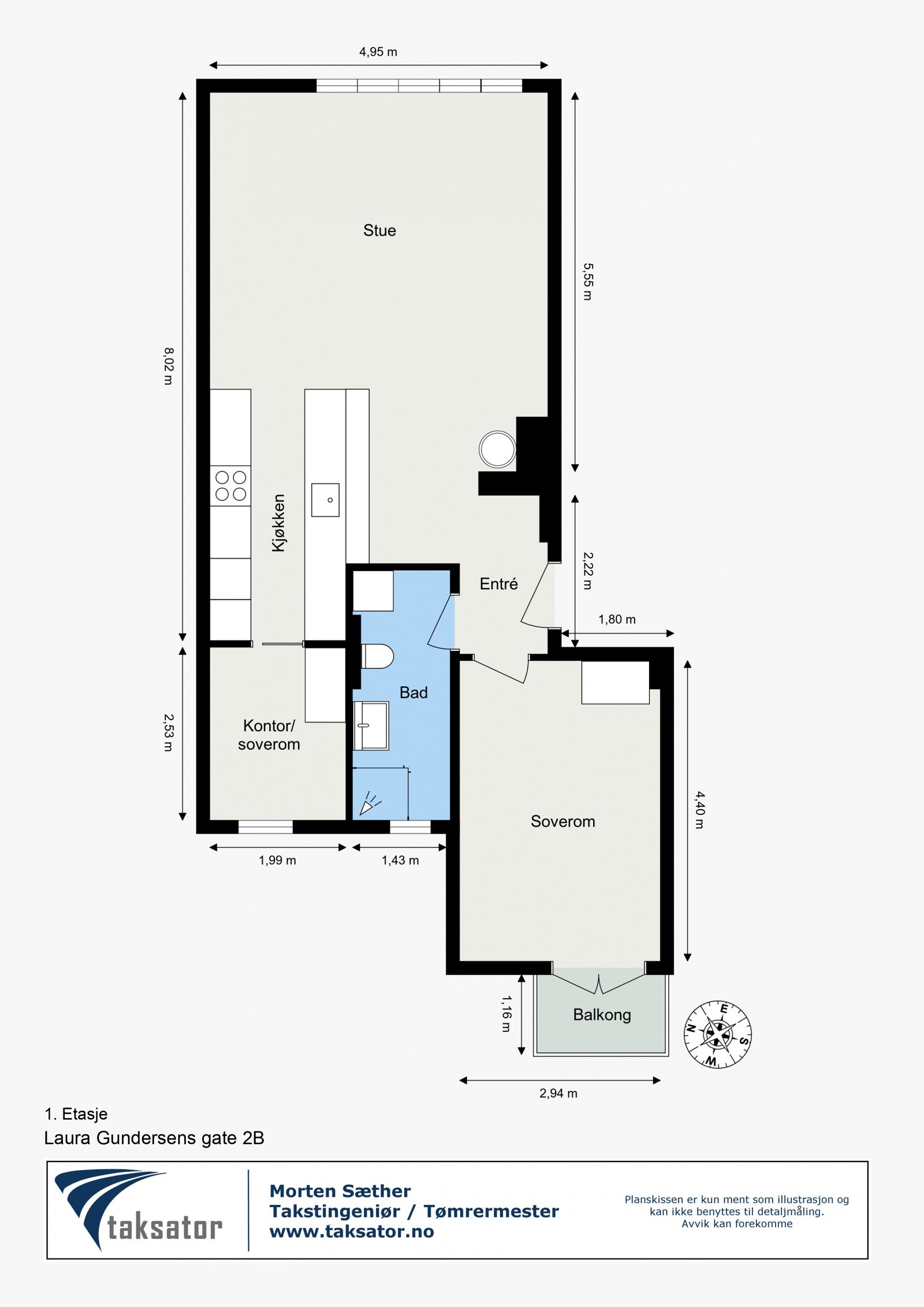 Plantegning Galleribilde