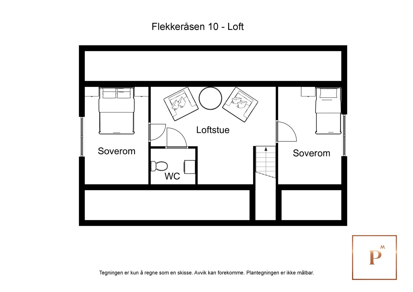 Plantegning 2.etg. Galleribilde