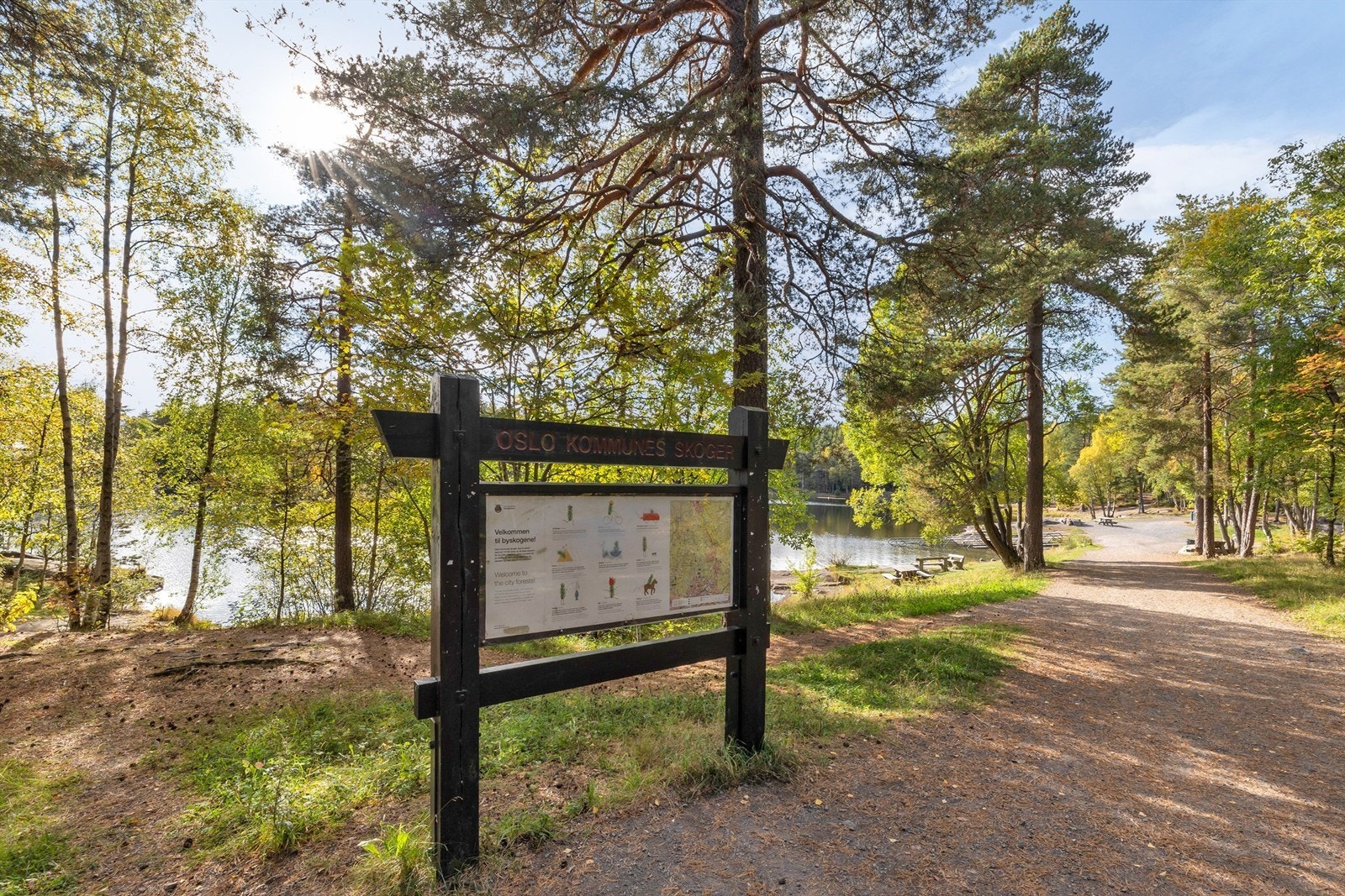 Området er kjent for sine flotte turløyper og lysløyper både på sommer- og vinterstid. Galleribilde