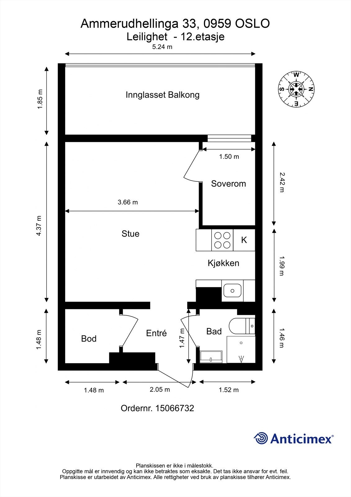 Plantegning Galleribilde