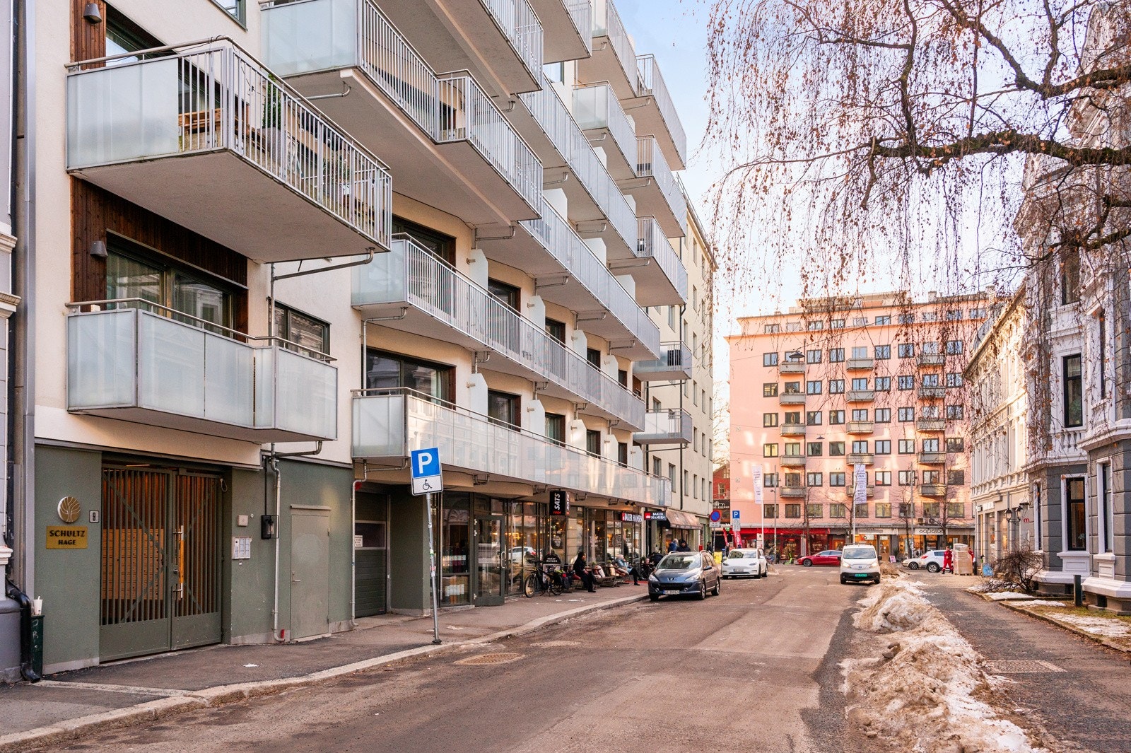 Her vil du bo tilbaketrukket men like i nærheten av Bogstadveien. Galleribilde