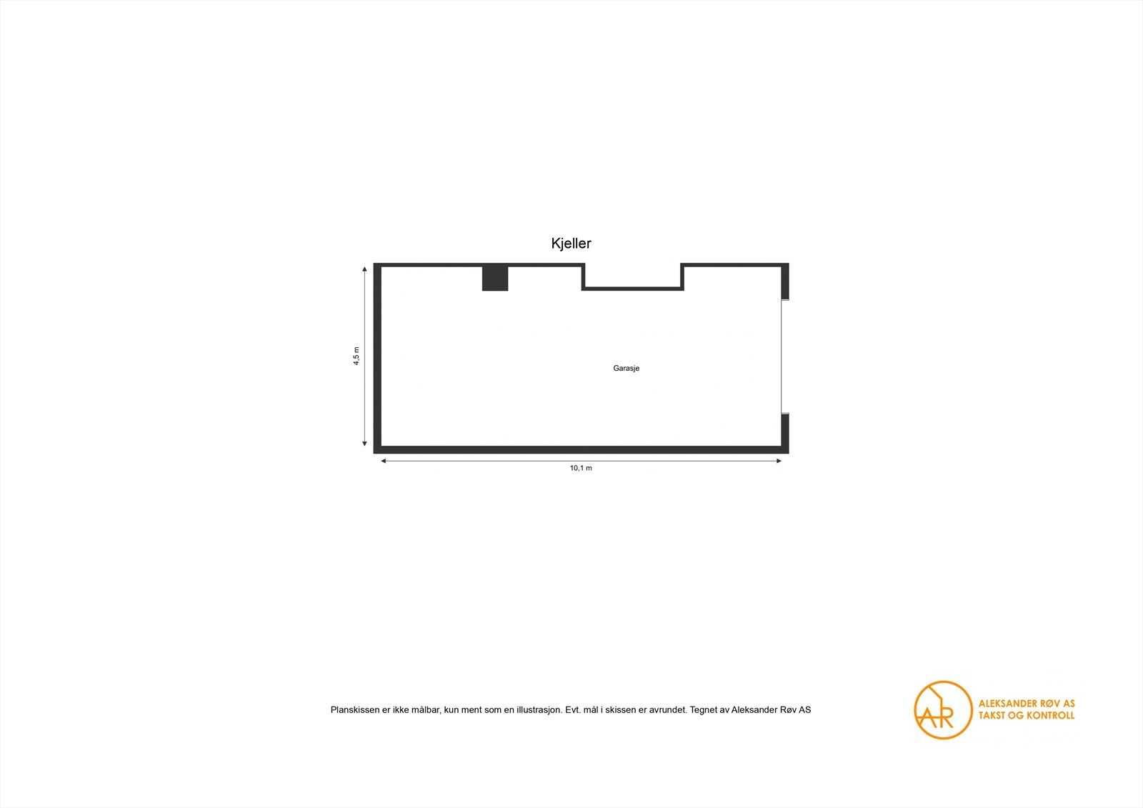 Plantegning kjeller (vedtektsfestet tilleggsdel til snr. 4) Galleribilde