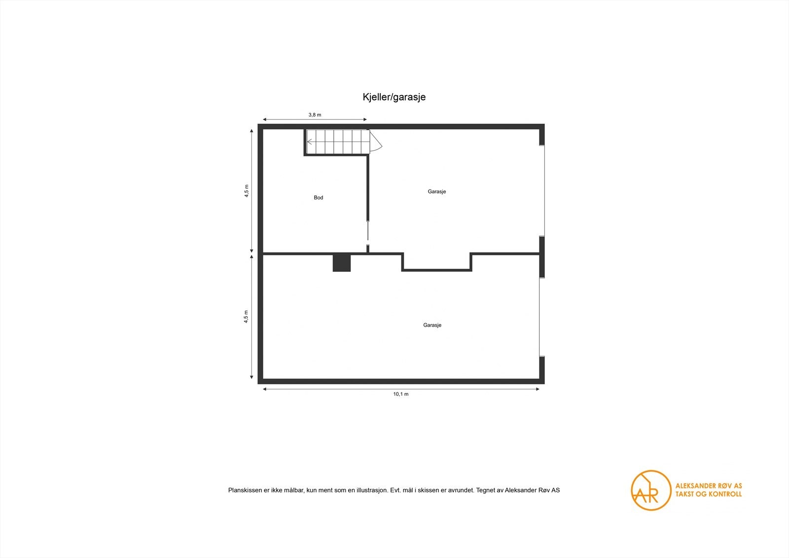 Plantegning kjeller Galleribilde