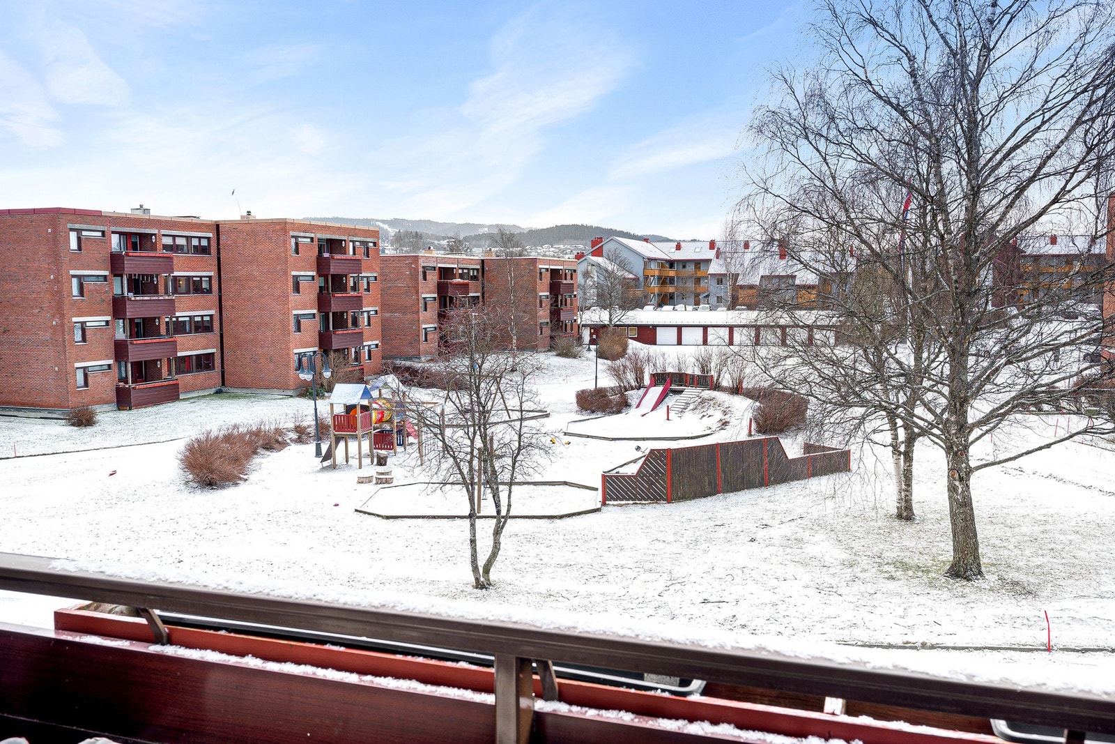 Like utenfor leiligheten har man flotte fellesarealer som beboerne kan benytte seg av. Galleribilde