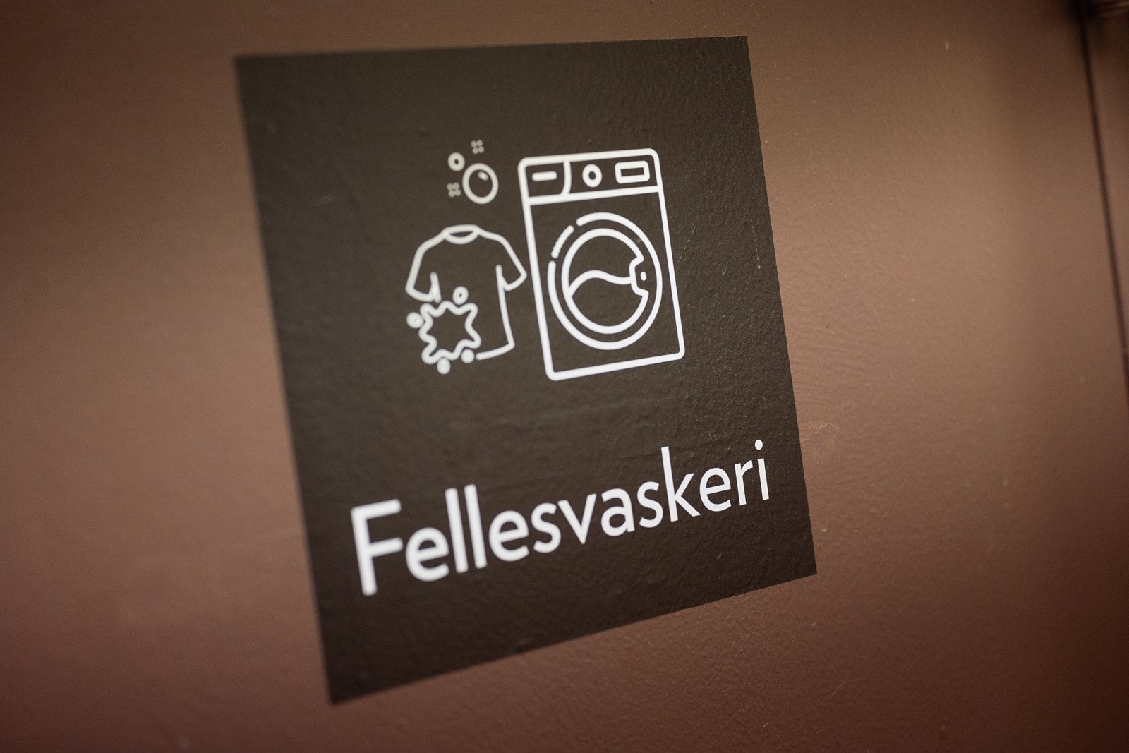 Det er også fellesvaskeri. Galleribilde