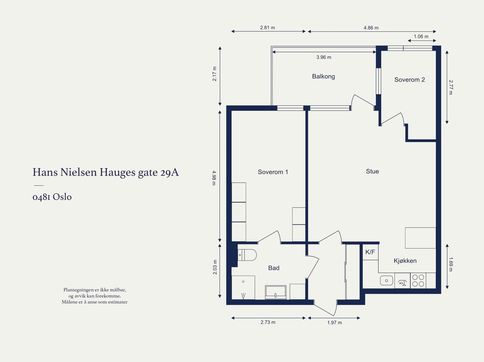 Leiligheten har en praktisk planløsning i 4. etasje med felles heisadkomst. Galleribilde