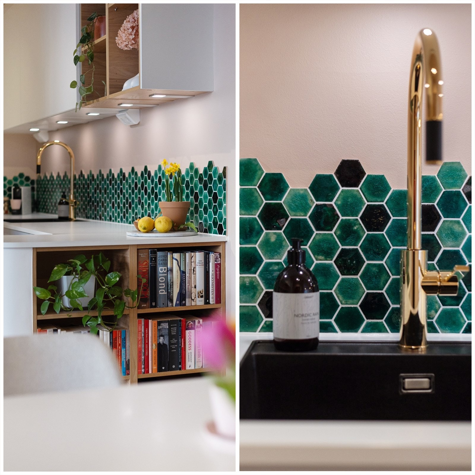 Smarte og fine valg på det nye kjøkkenet. Galleribilde