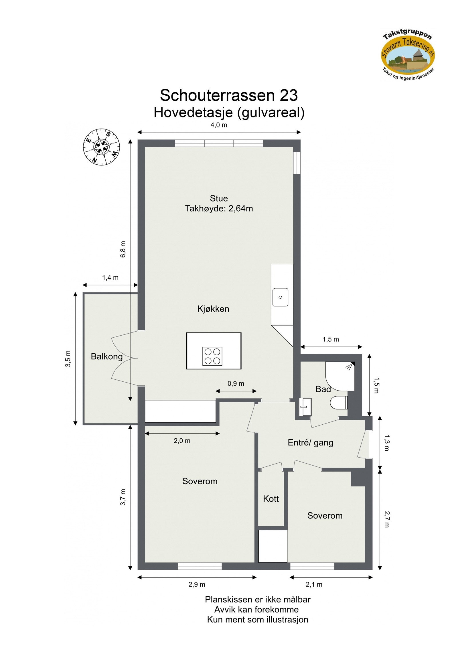 Plantegning Galleribilde
