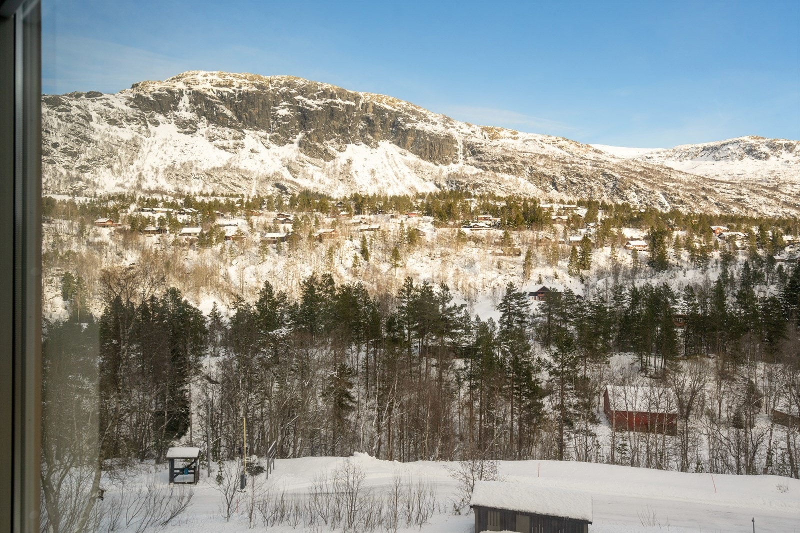 Utsikt fra leiligheten. Galleribilde