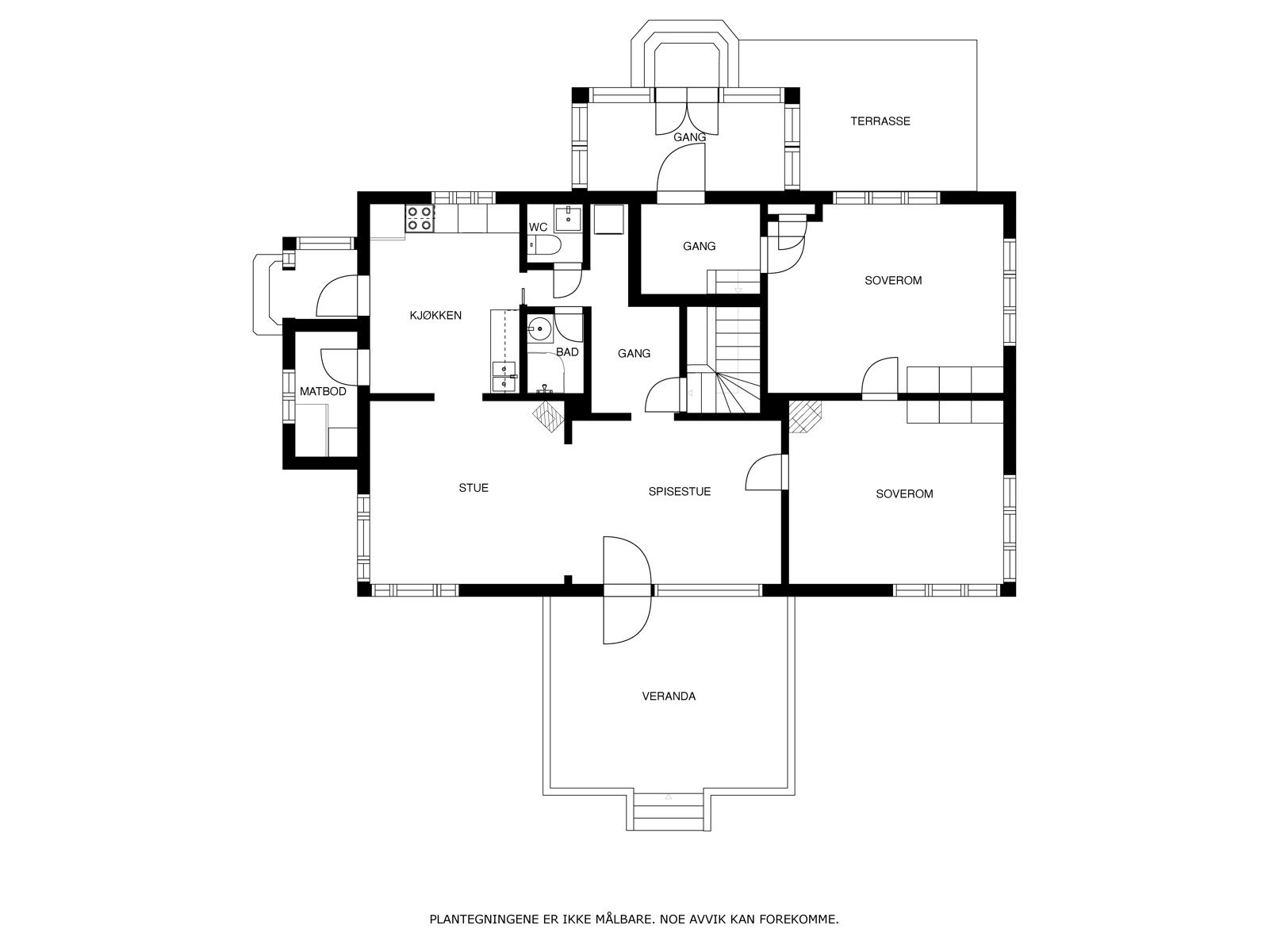 Plantegning 1.etasje. Galleribilde