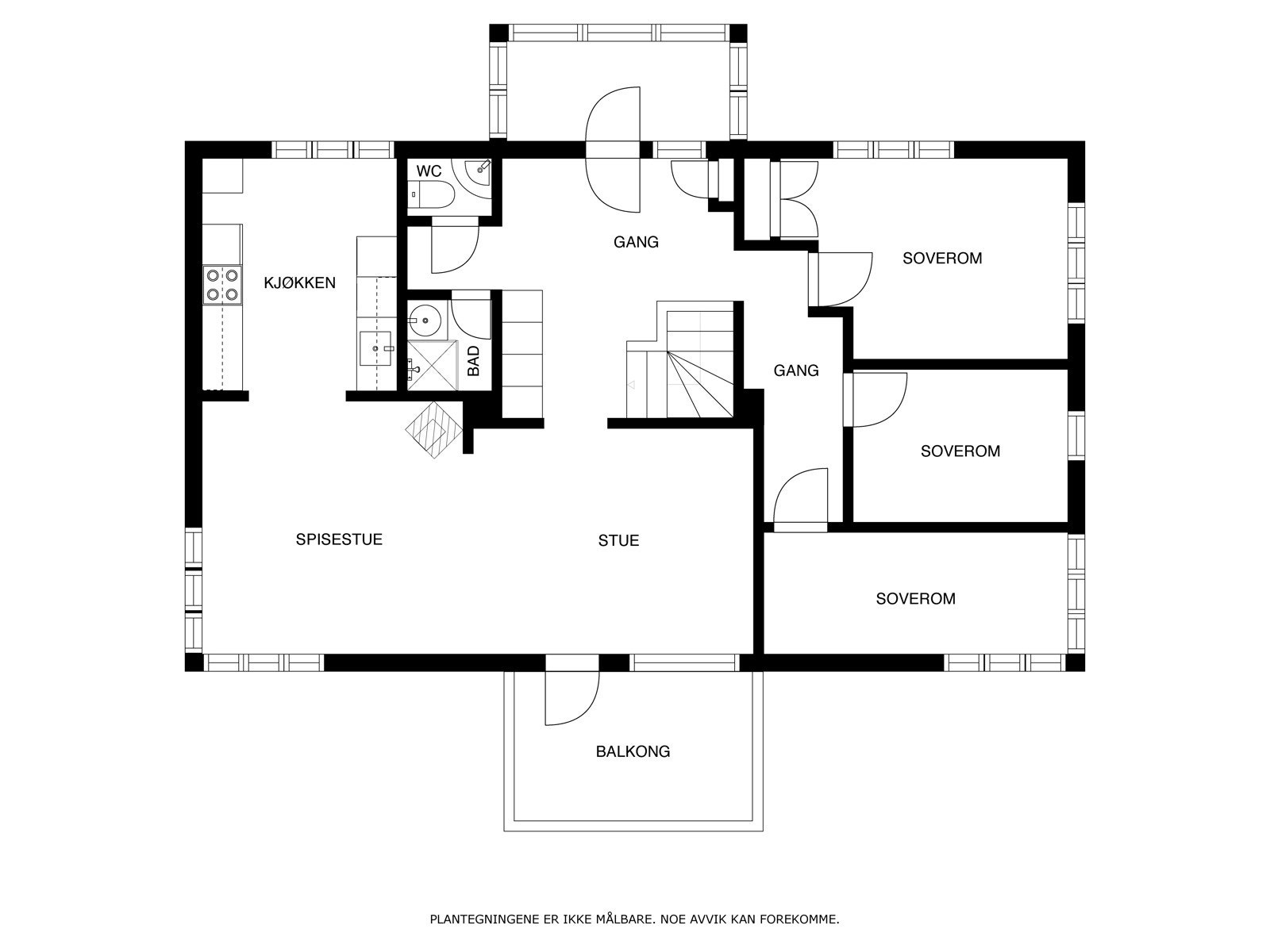 Plantegning 2.etasje. Galleribilde