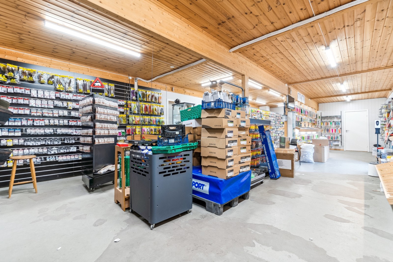 I dag befinner butikken Articflies seg i byggets butikklokale i 1.etasje. Galleribilde