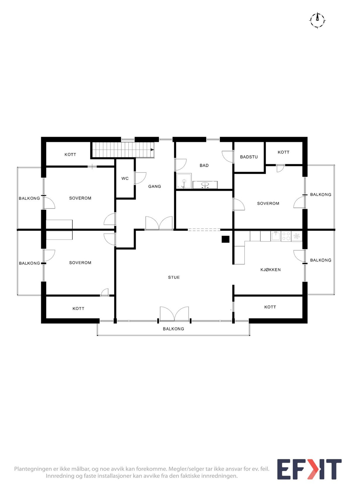Plantegning Galleribilde