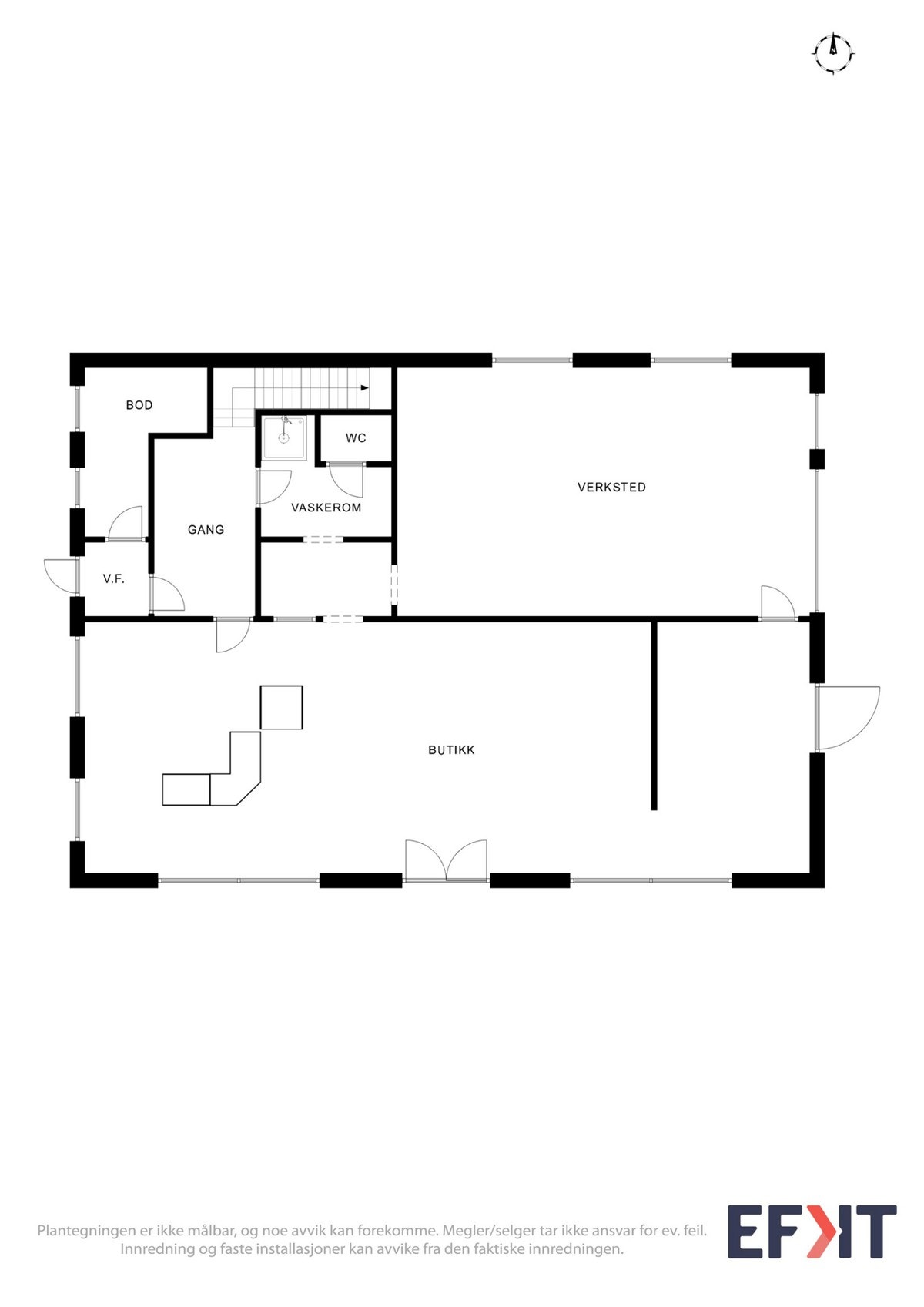 Plantegning Galleribilde