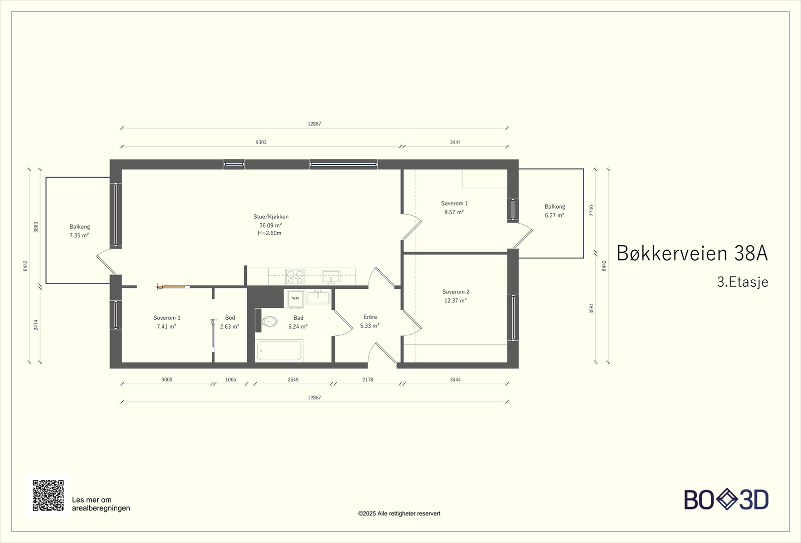 Plantegning. Galleribilde