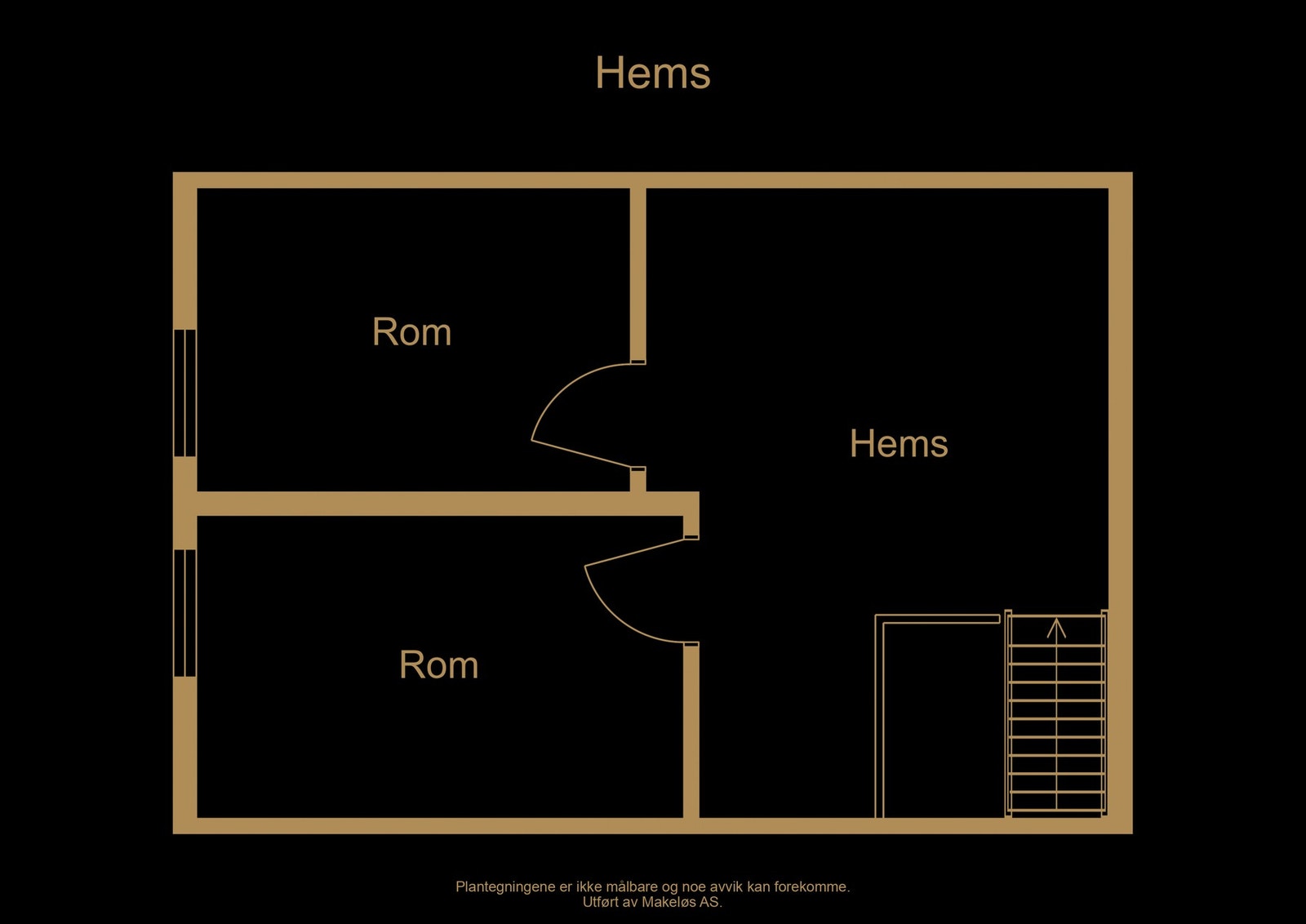 Plantegning hems - illustrasjon, avvik kan forekomme Galleribilde