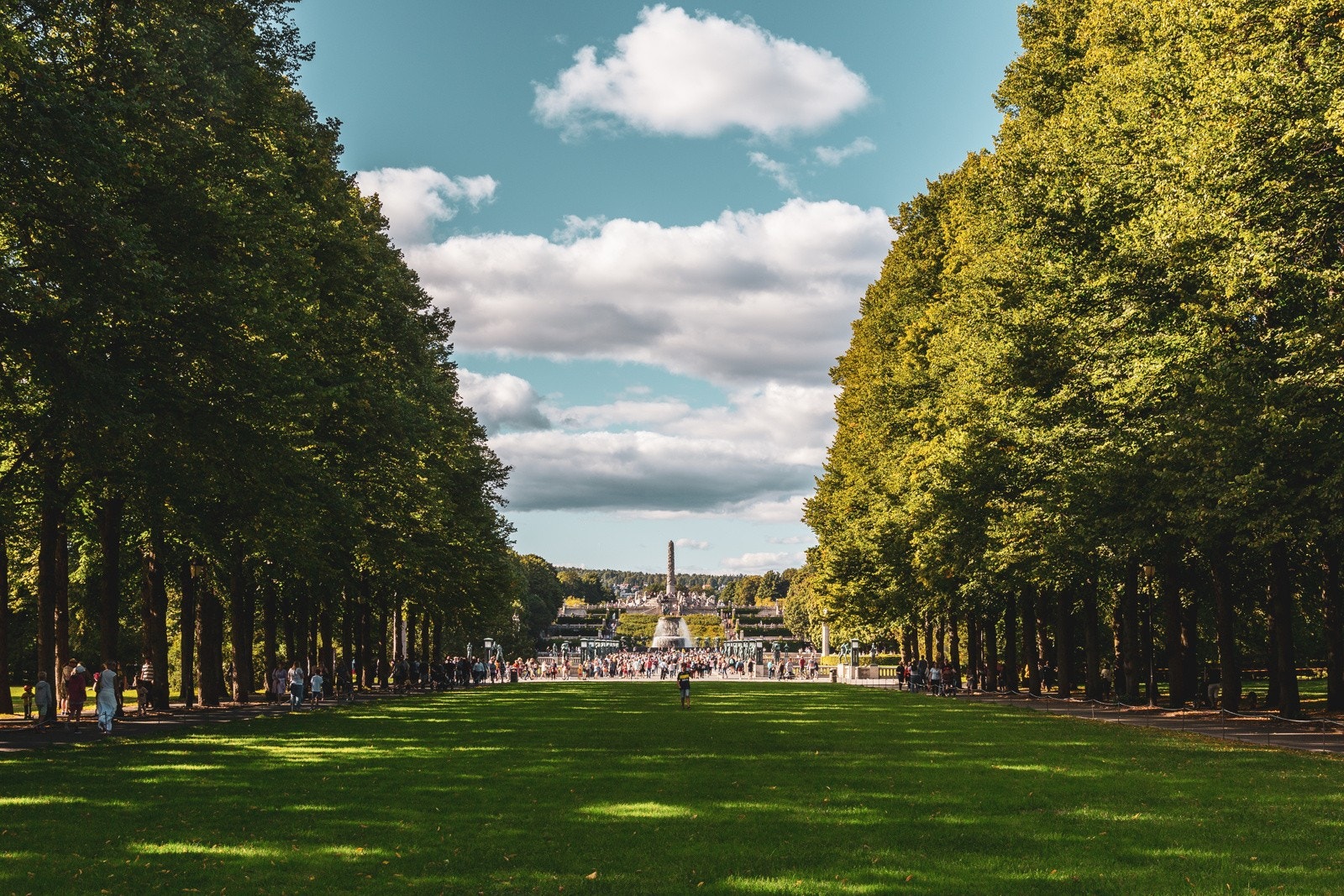 Flotte turområder i nærområdet - her ser vi Frognerparken avbildet. Galleribilde