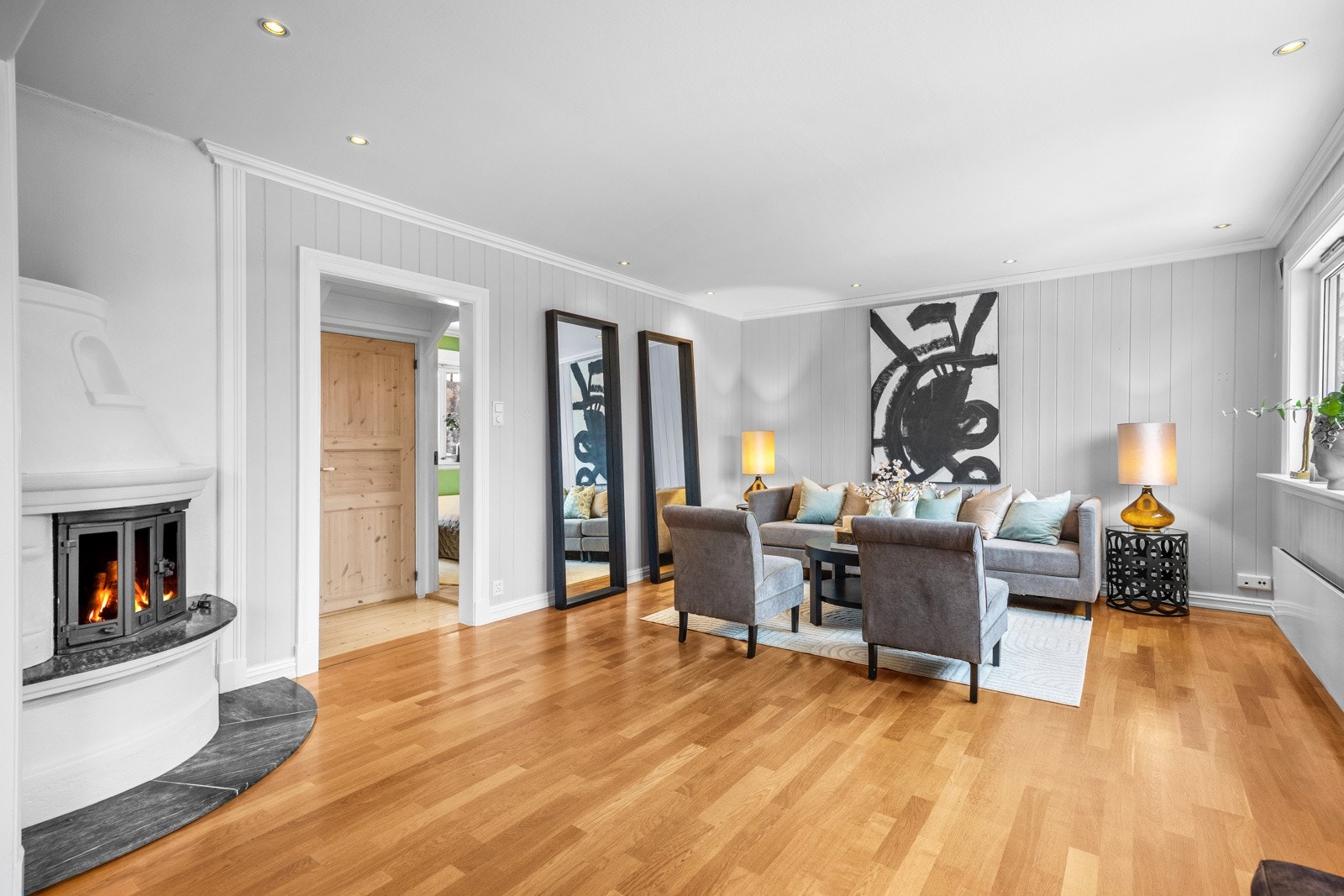 God plass til sofamøblement Galleribilde