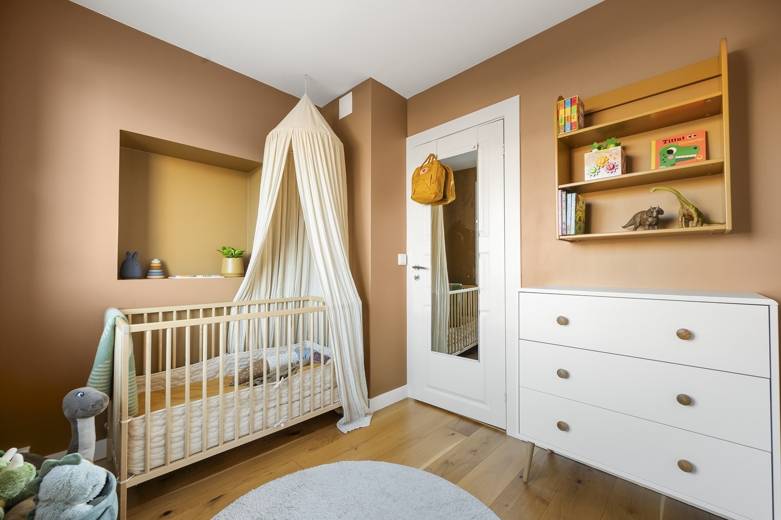 Rommet er i dag innredet som et barnerom Galleribilde