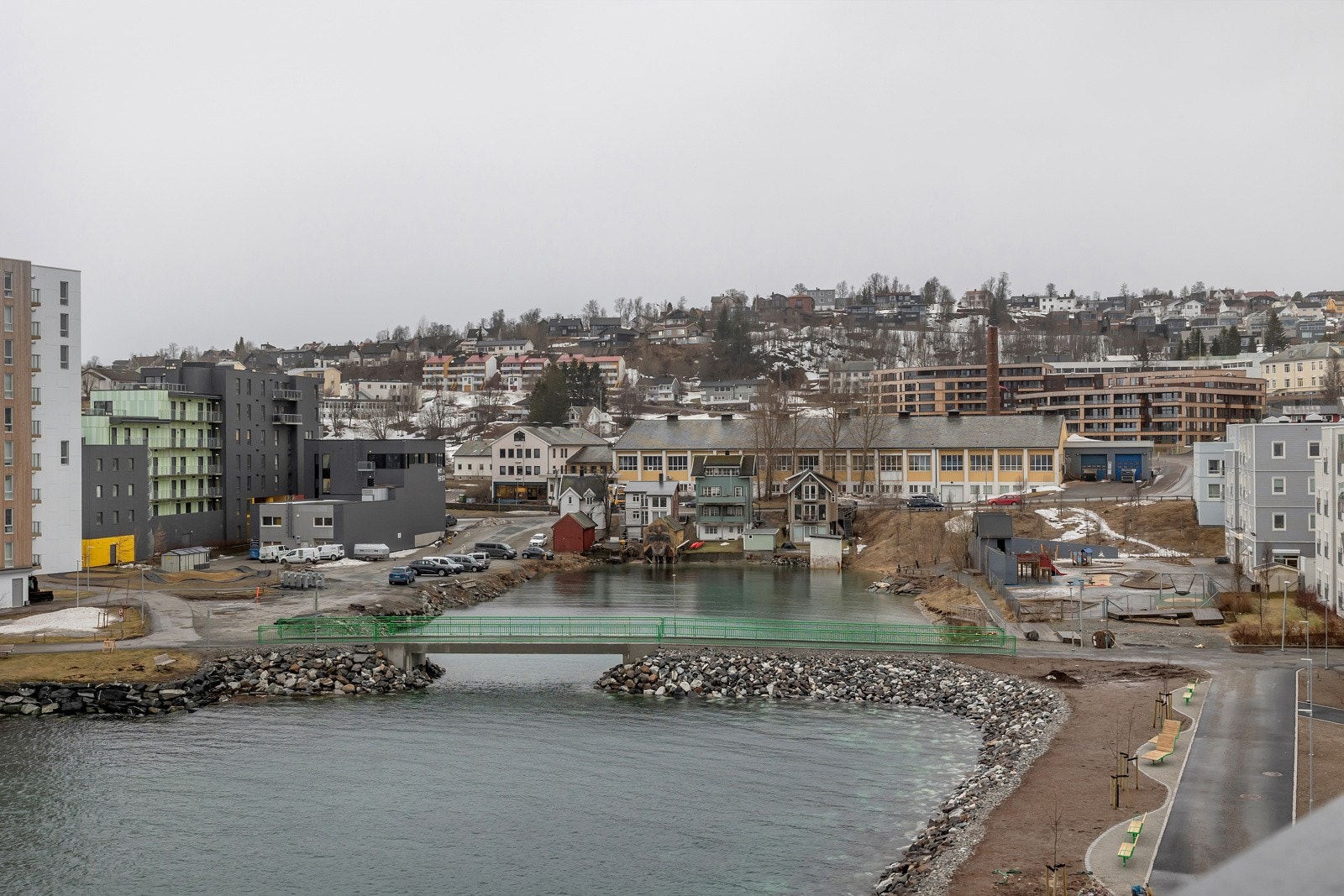 Utsikt mot Tromsøya Galleribilde