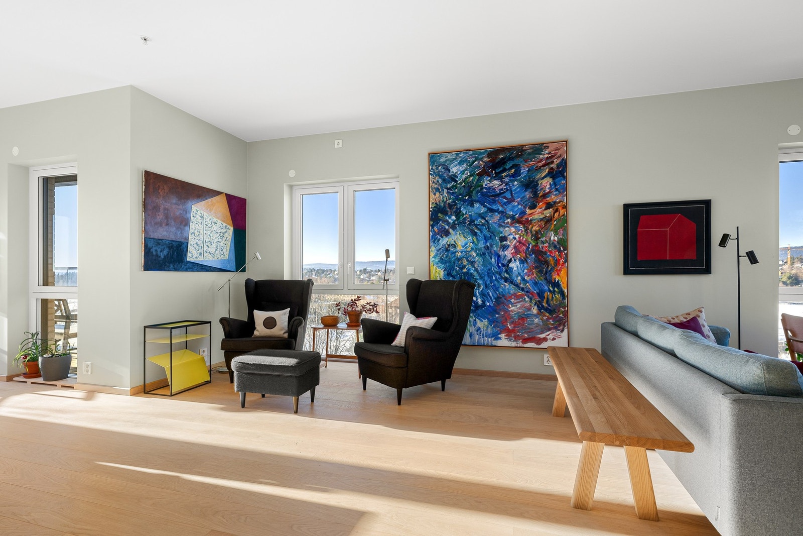 Boligen har vannbåren varme og balansert ventilasjon Galleribilde