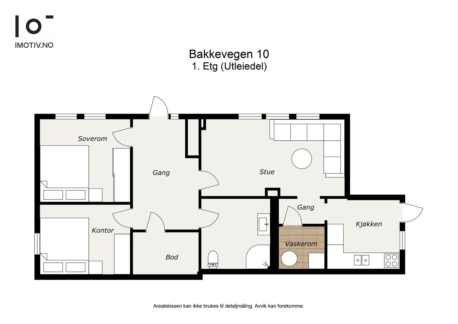 - Plantegning underetasje - Galleribilde