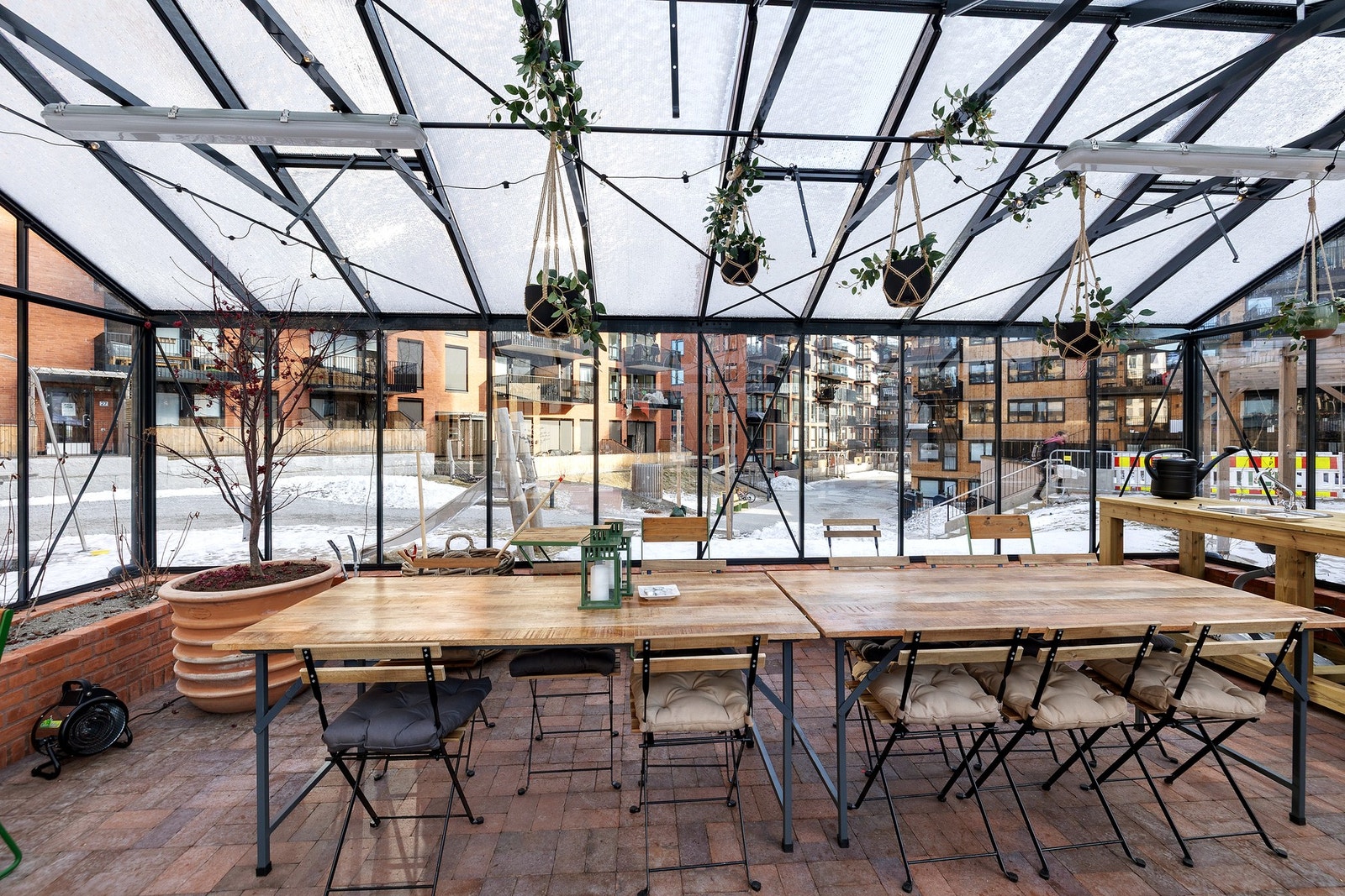 Drivhuset kan bookes via styret gjennom VIBBO Galleribilde