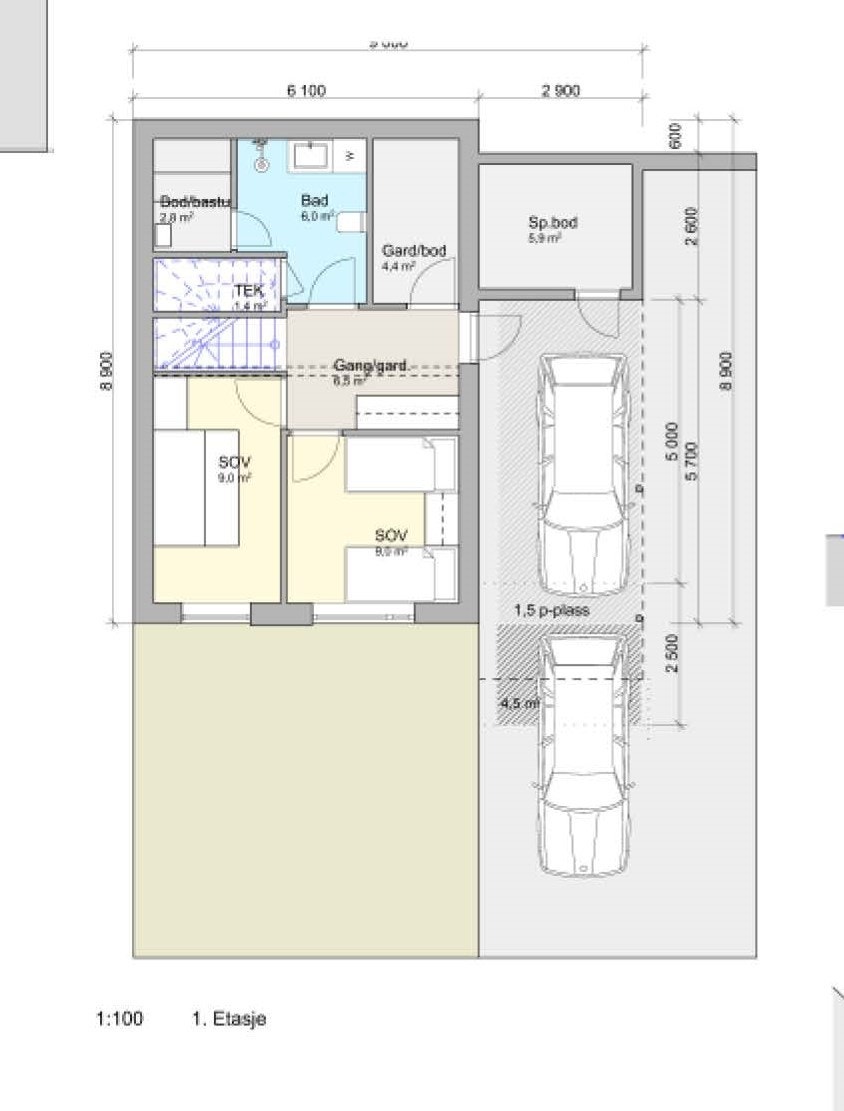 Planetgning - 1. etg. Galleribilde