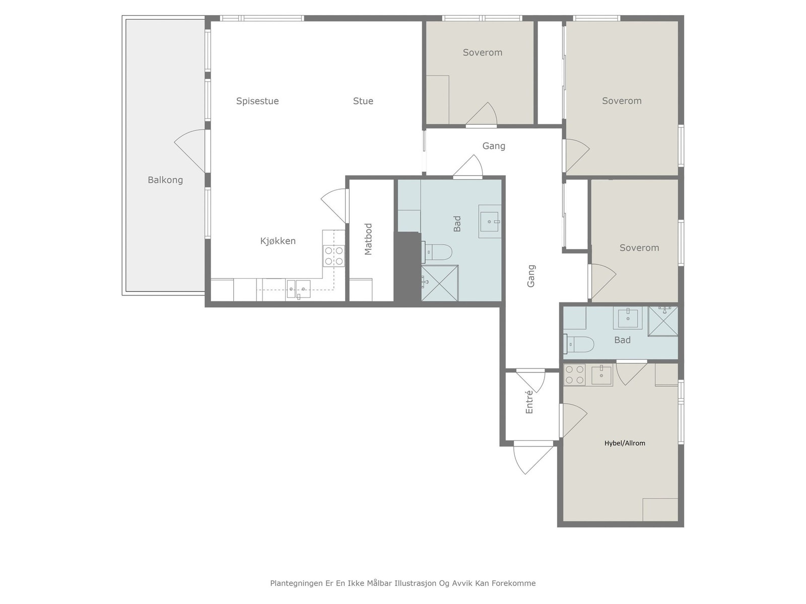 Plantegning Galleribilde