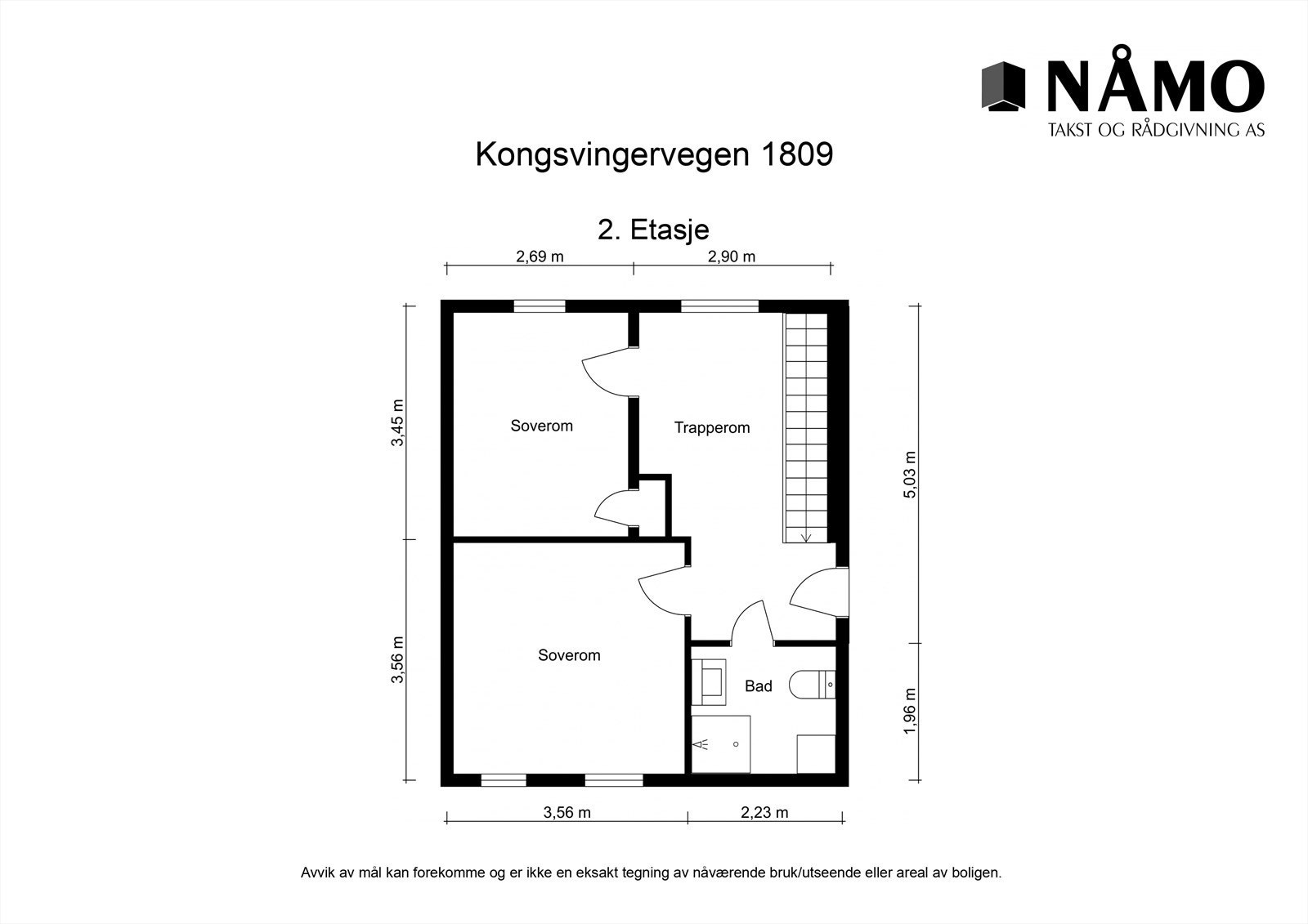 Planskisse 2. etasje. Galleribilde