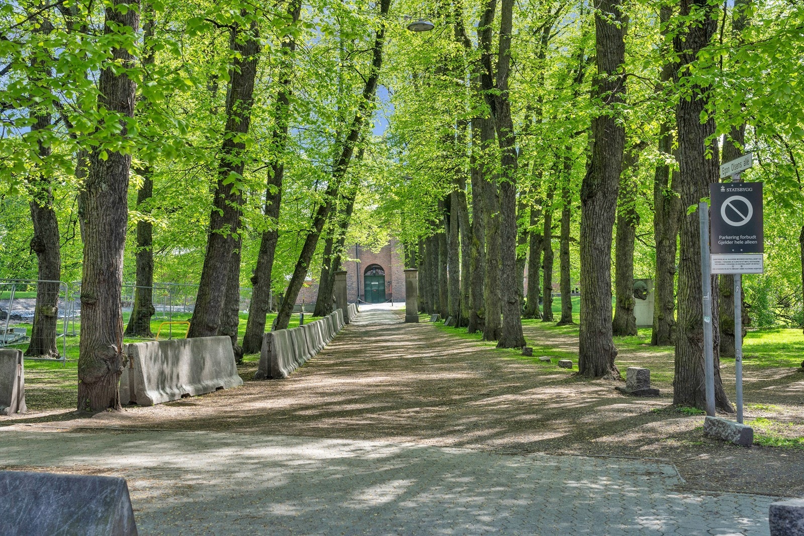 Botsparken med Egon Olsens allé ligger like ved. Galleribilde