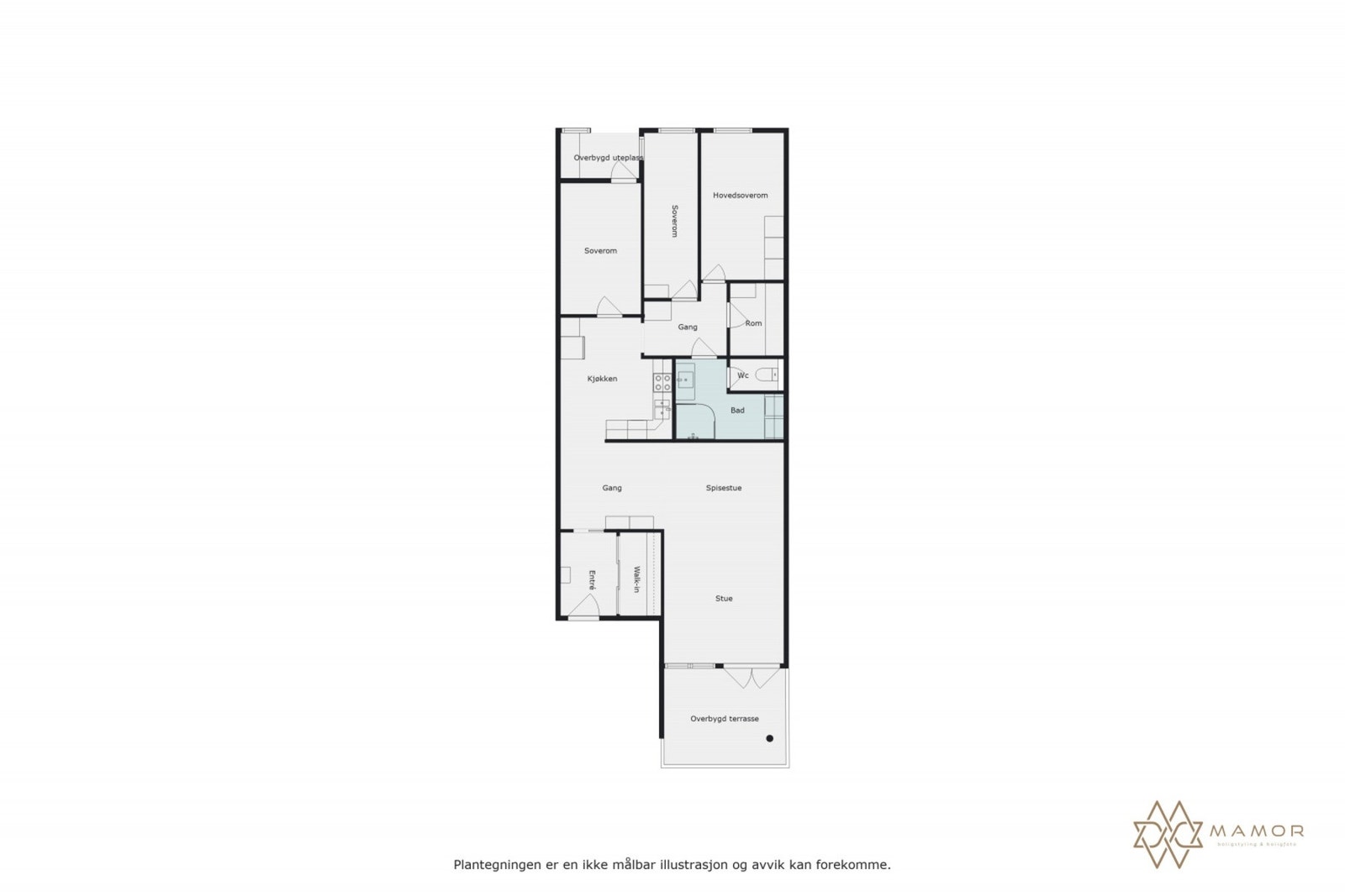 Plantegning 1.etasje Galleribilde