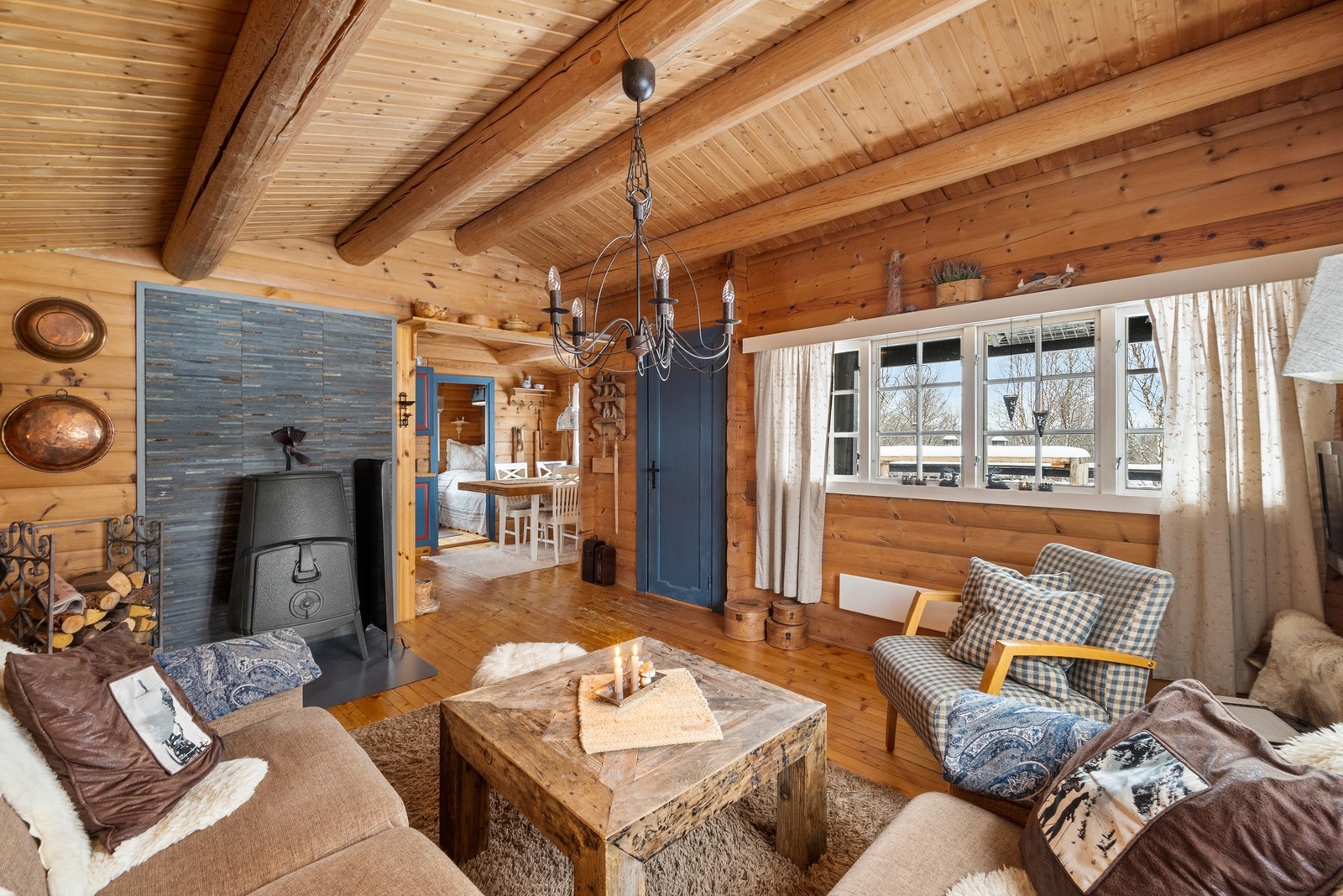 Hytta fremstår som gode vedlikeholdt og påpasset. Galleribilde