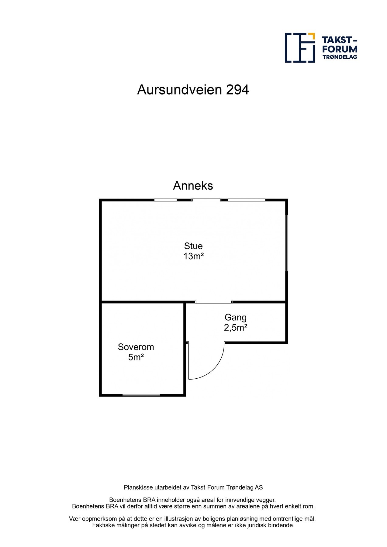 Plantegning anneks. Galleribilde