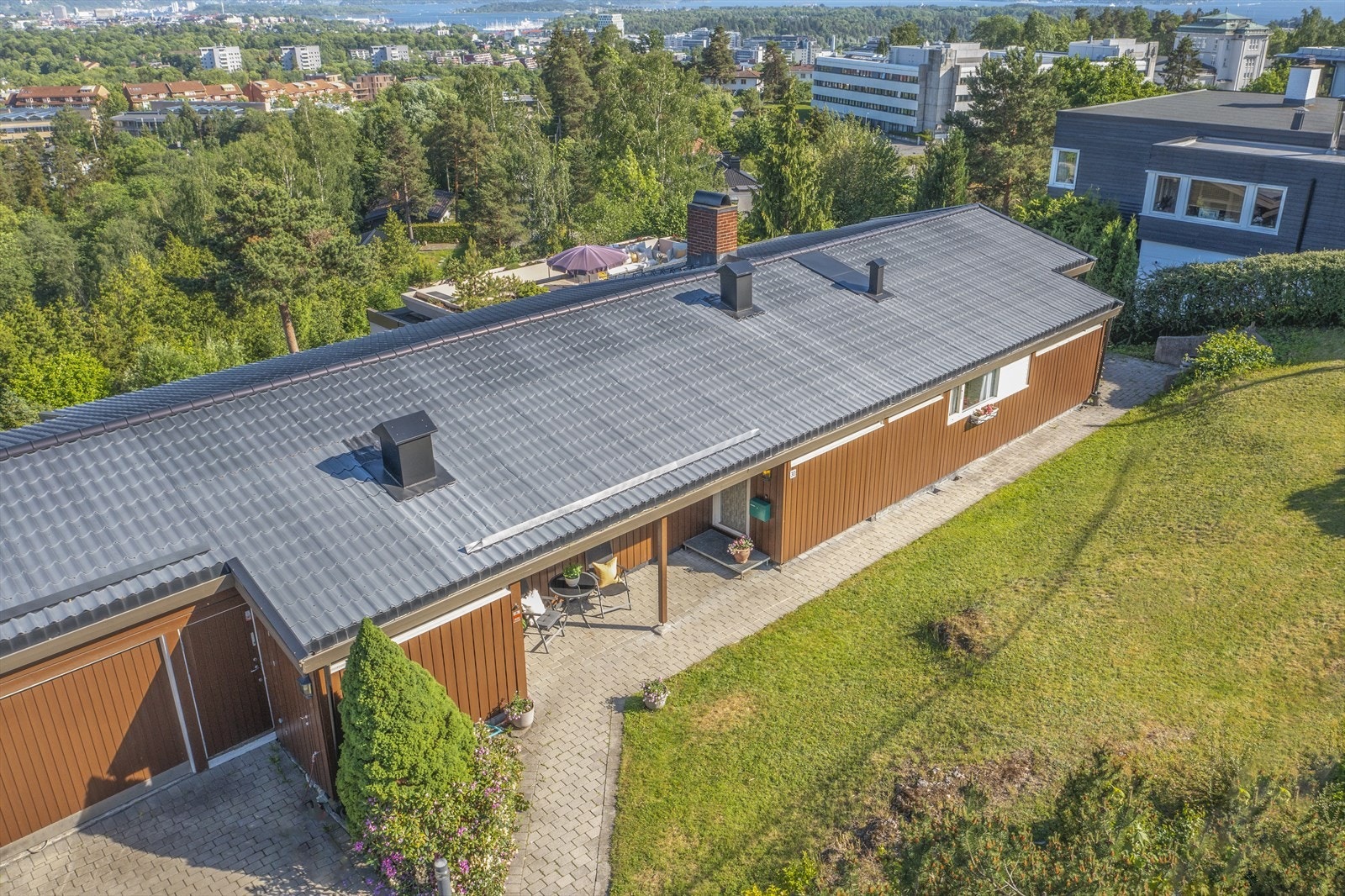 Dronefoto Galleribilde