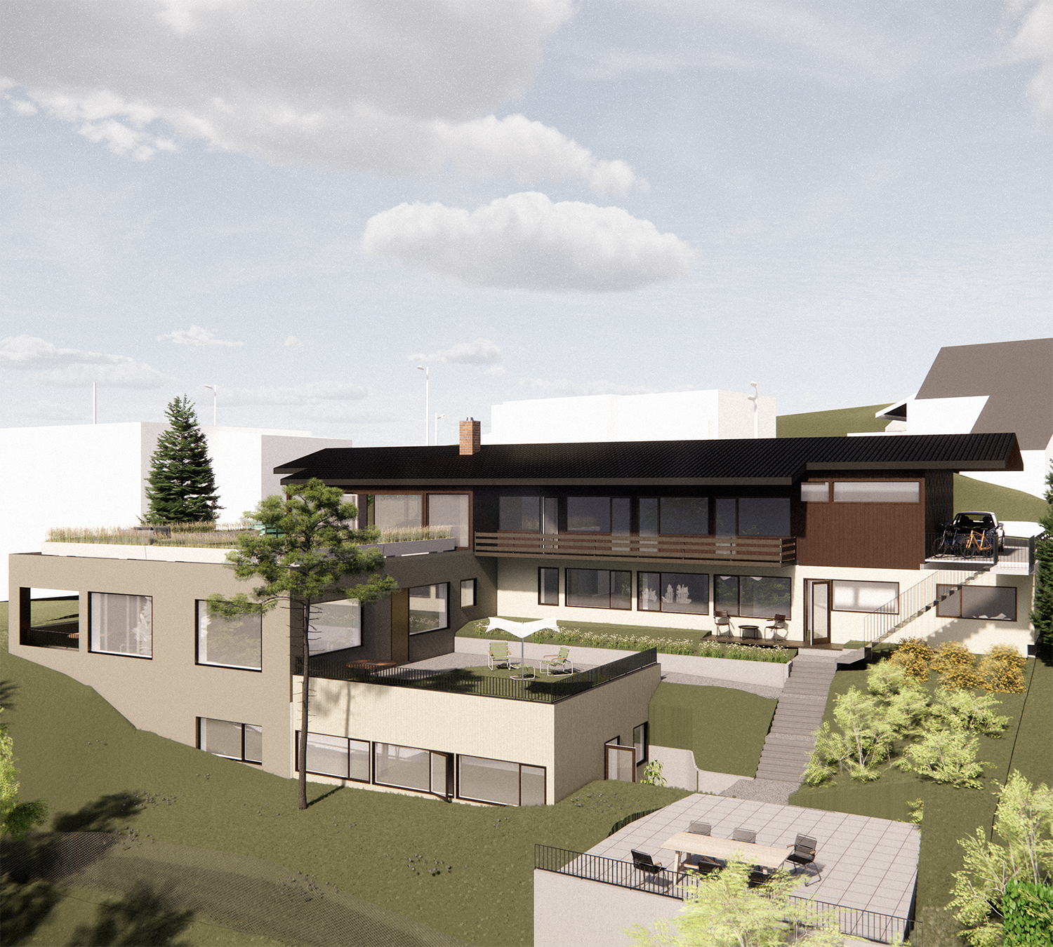 Oversiktsbilde - Mulighetsstudie. Se forbehold i salgsoppgaven. Galleribilde