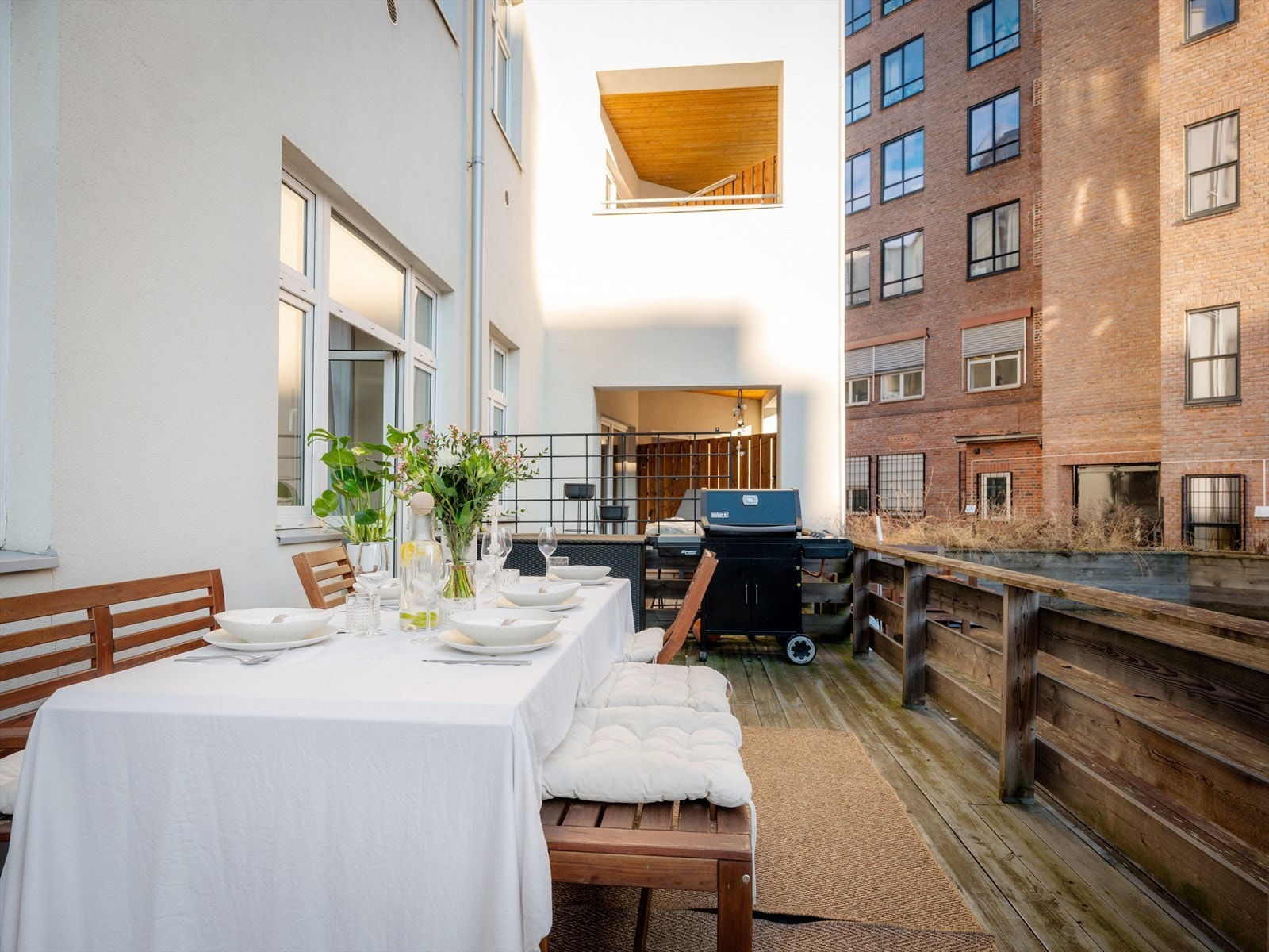 For å oppfylle en hver herres drøm så er det også mer enn nok plass til en grill Galleribilde