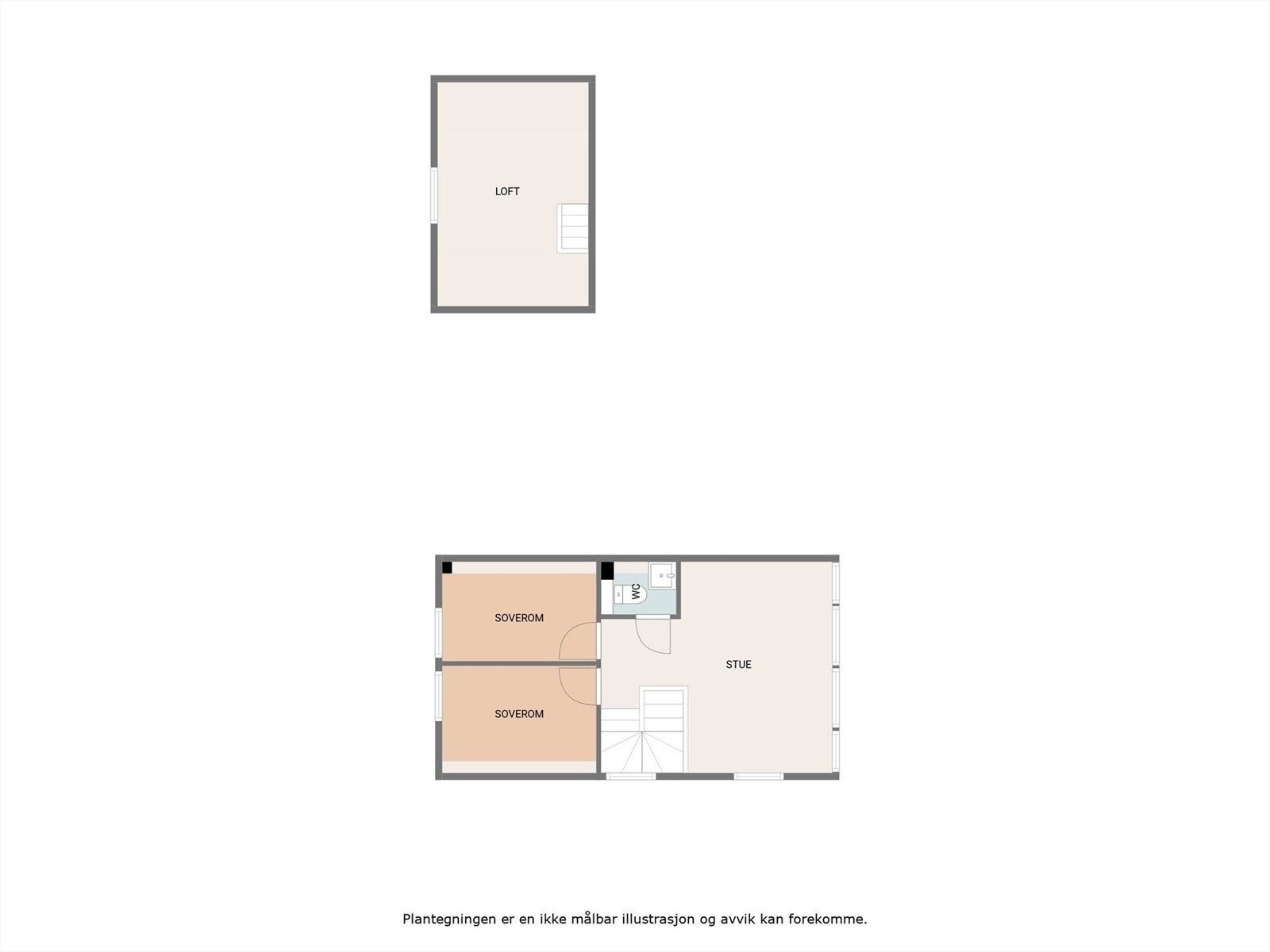 Plantegning 2. etasje og hemsrom. Galleribilde