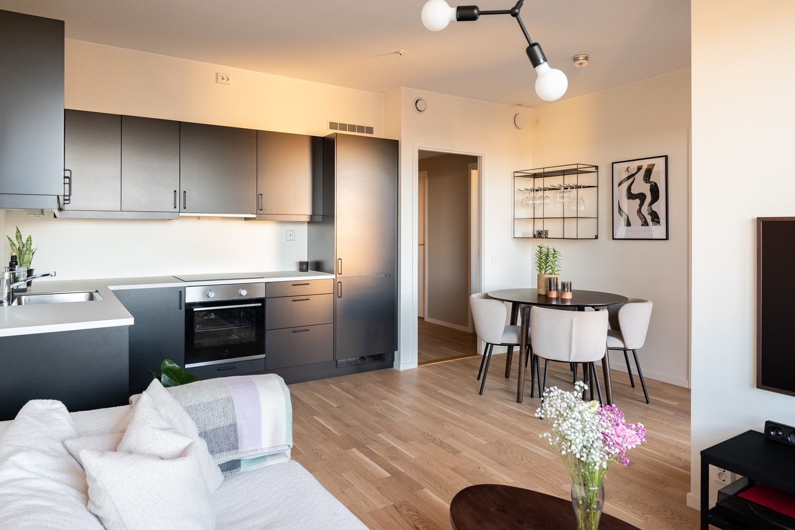 Leiligheten innehar en svært god planløsning som gjør den enkel å møblere. Galleribilde