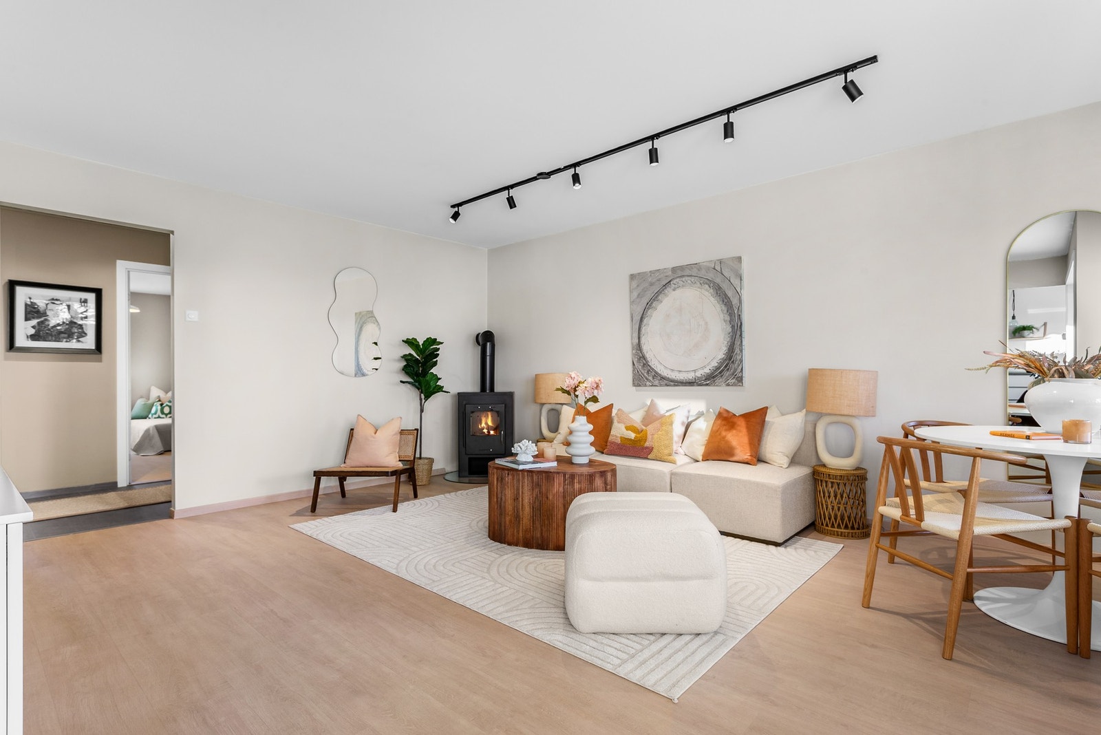 I 2023 ble gulvet avrettet, og det ble lagt nytt gulv Galleribilde