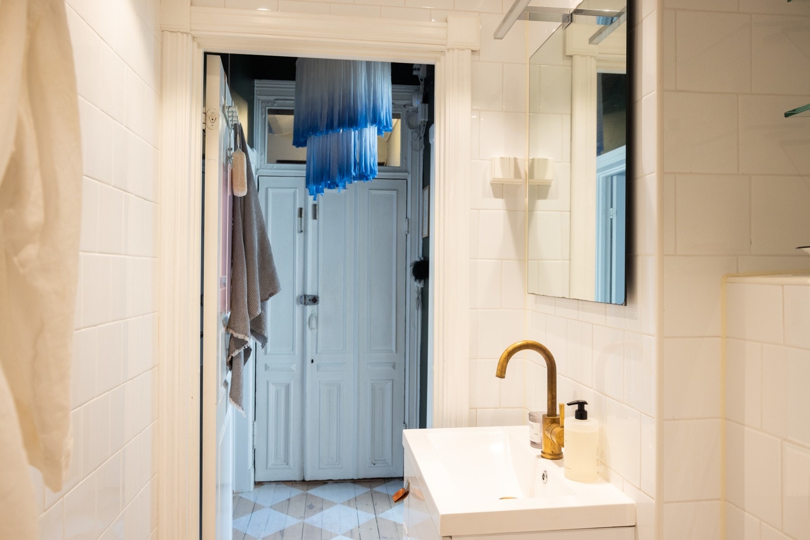 Baderommet ble renovert i 2017 av fagfolk. Galleribilde