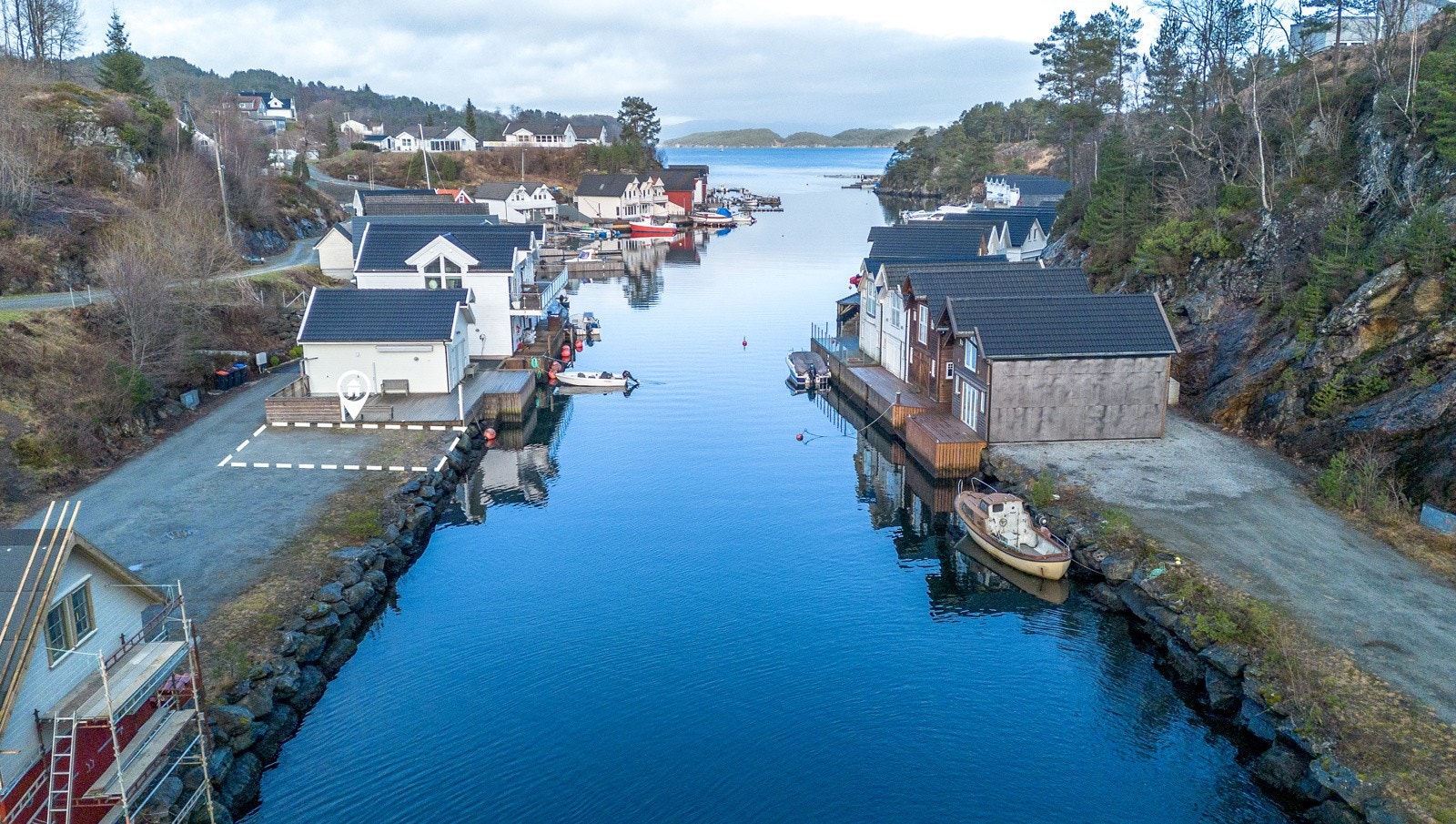 Velkommen til Auklandshamn. Galleribilde