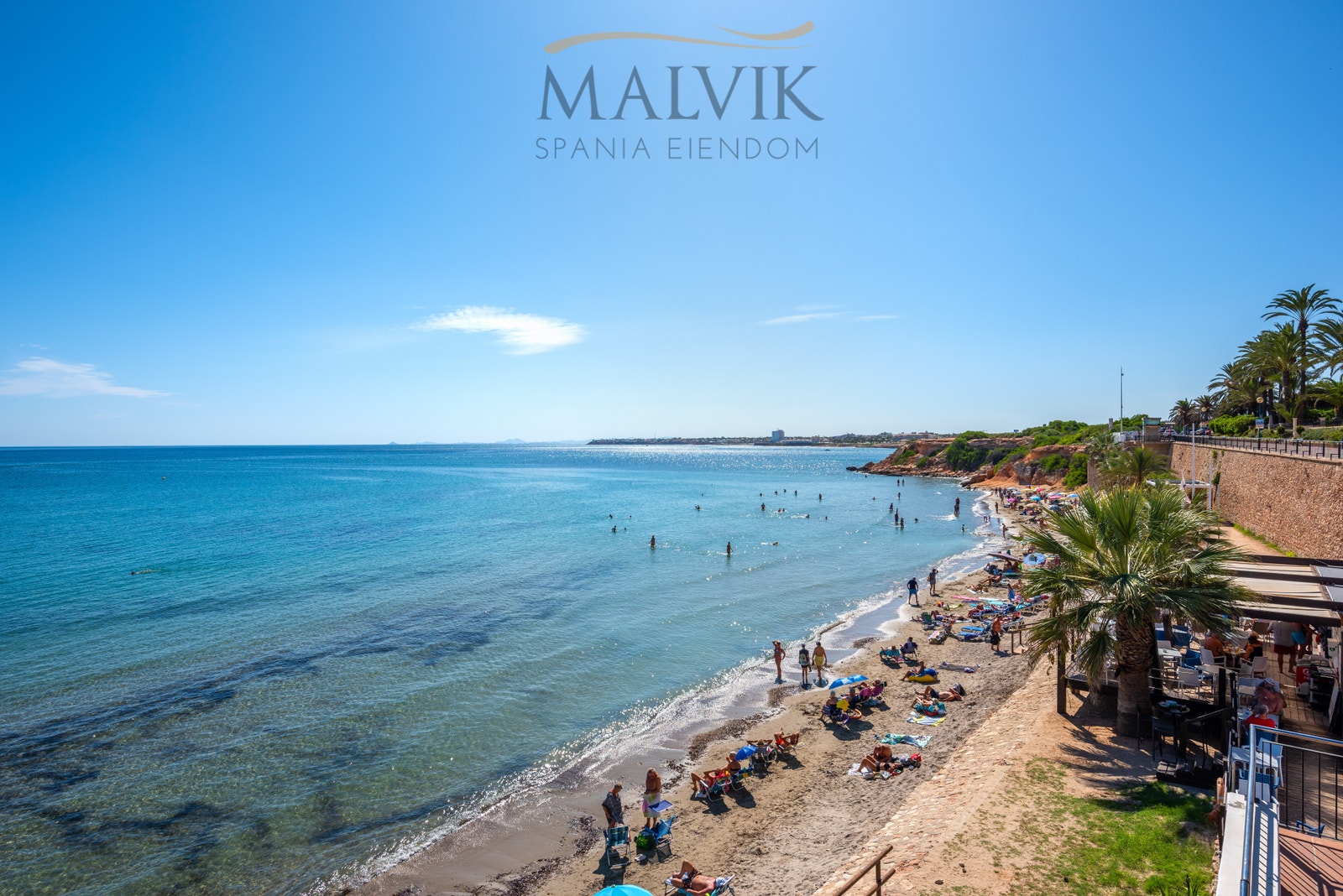 Denne stranden nede ved Punta Prima ligger i gåavstand. Galleribilde