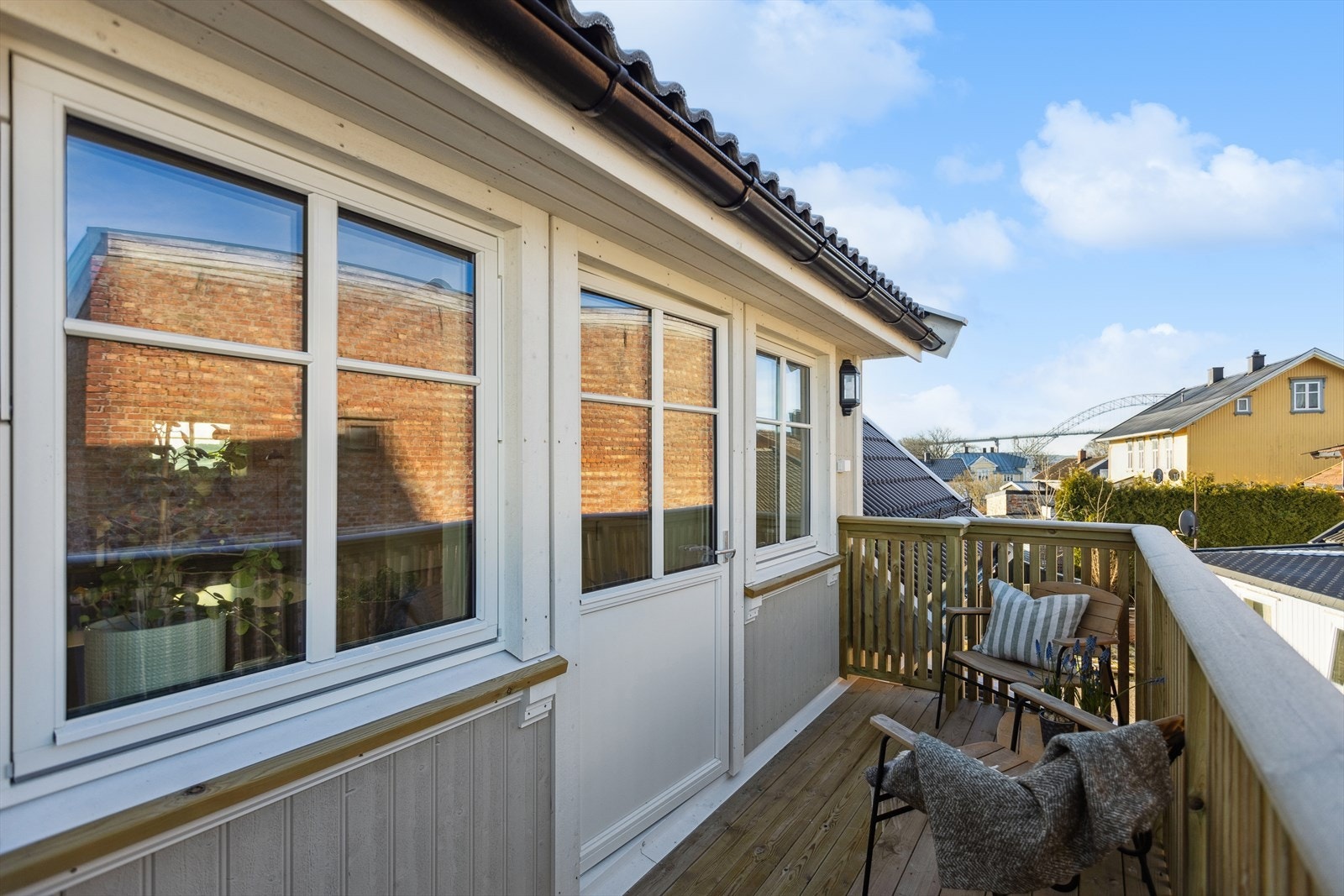 Her kan man nyte sene kvelder. Galleribilde